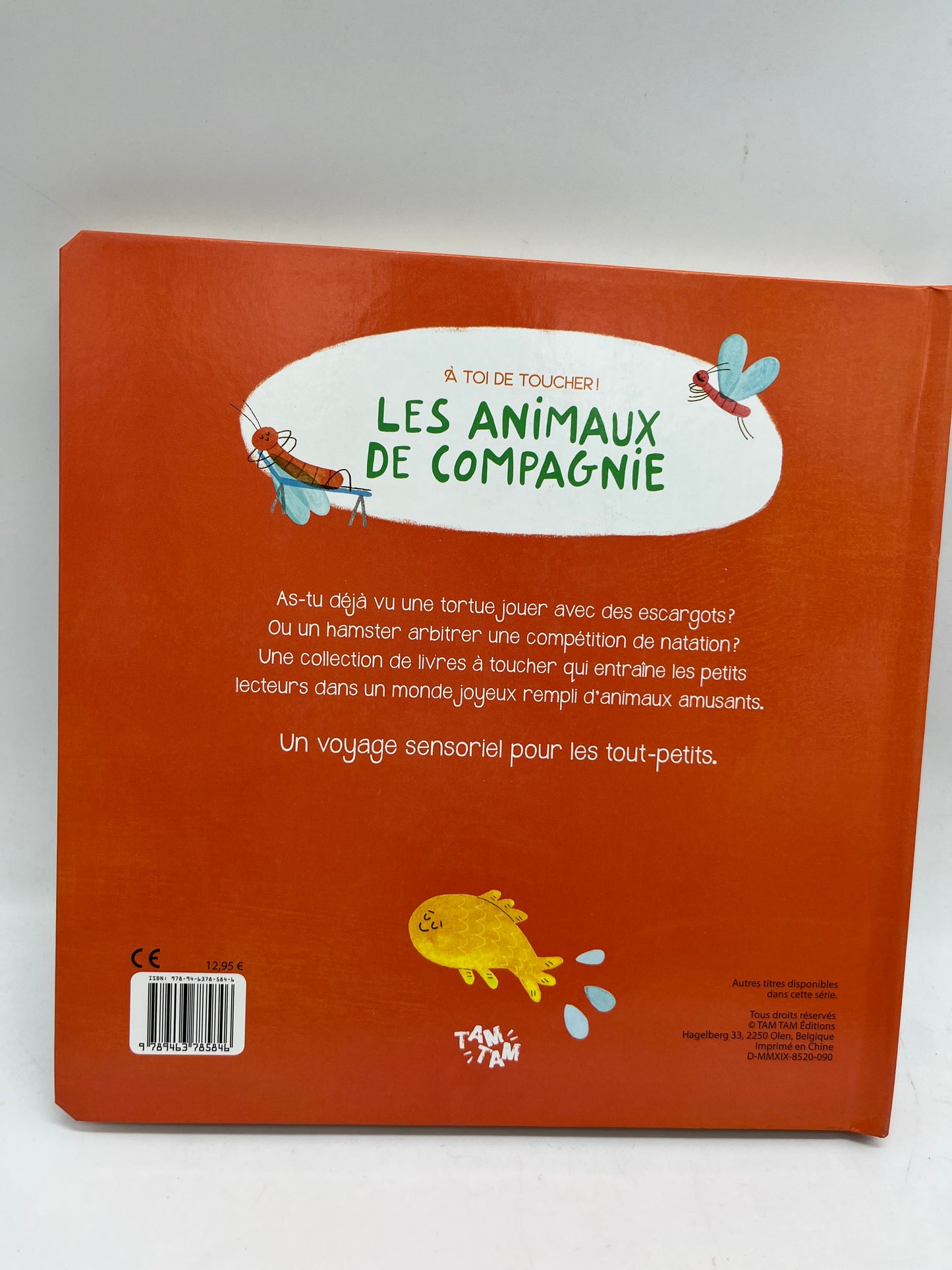 Livre histoire à toi de toucher modèle les animaux de compagnie tam tam edition Neuf