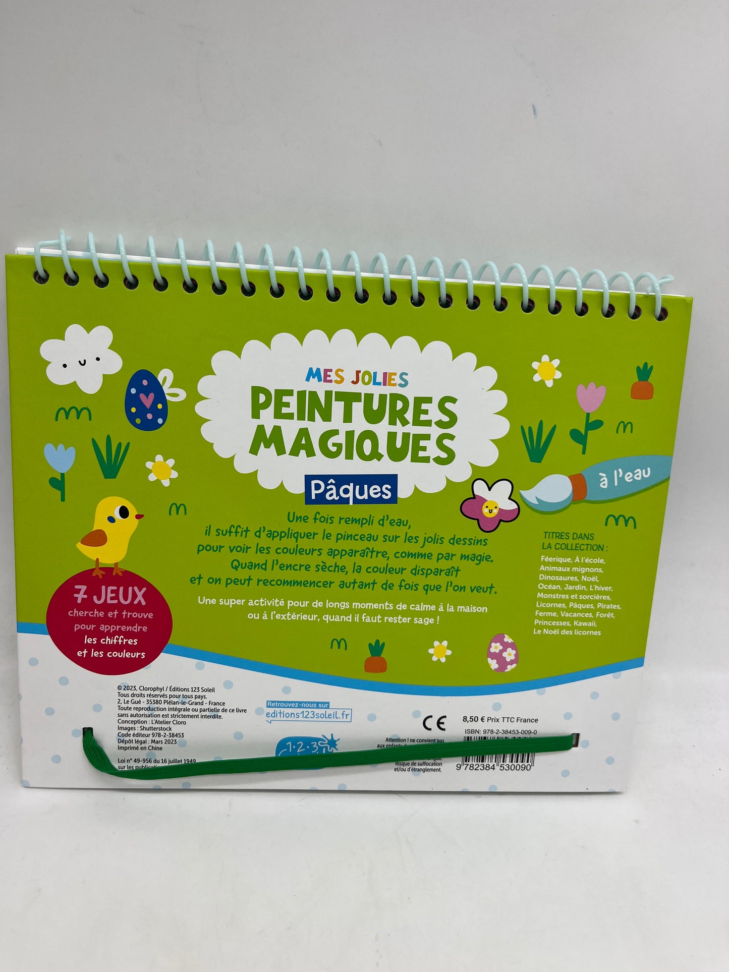 Livre d’activités mes Jolie petites magique spécial Pâques avec son stylo à eau Neuf