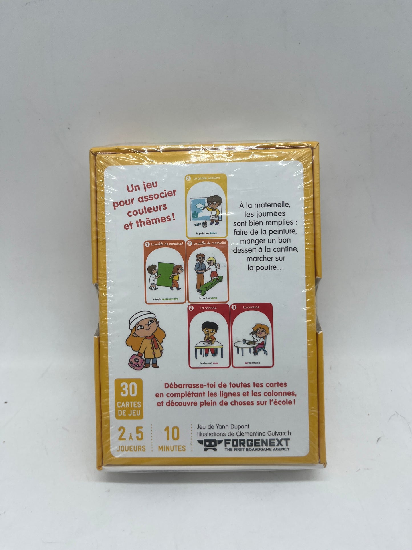Jeu de société Tous en classe Jeu de carte pour associer les couleurs et les thèmes!Mes p’tits docs 4 ans et plus Neuf édition Nathan