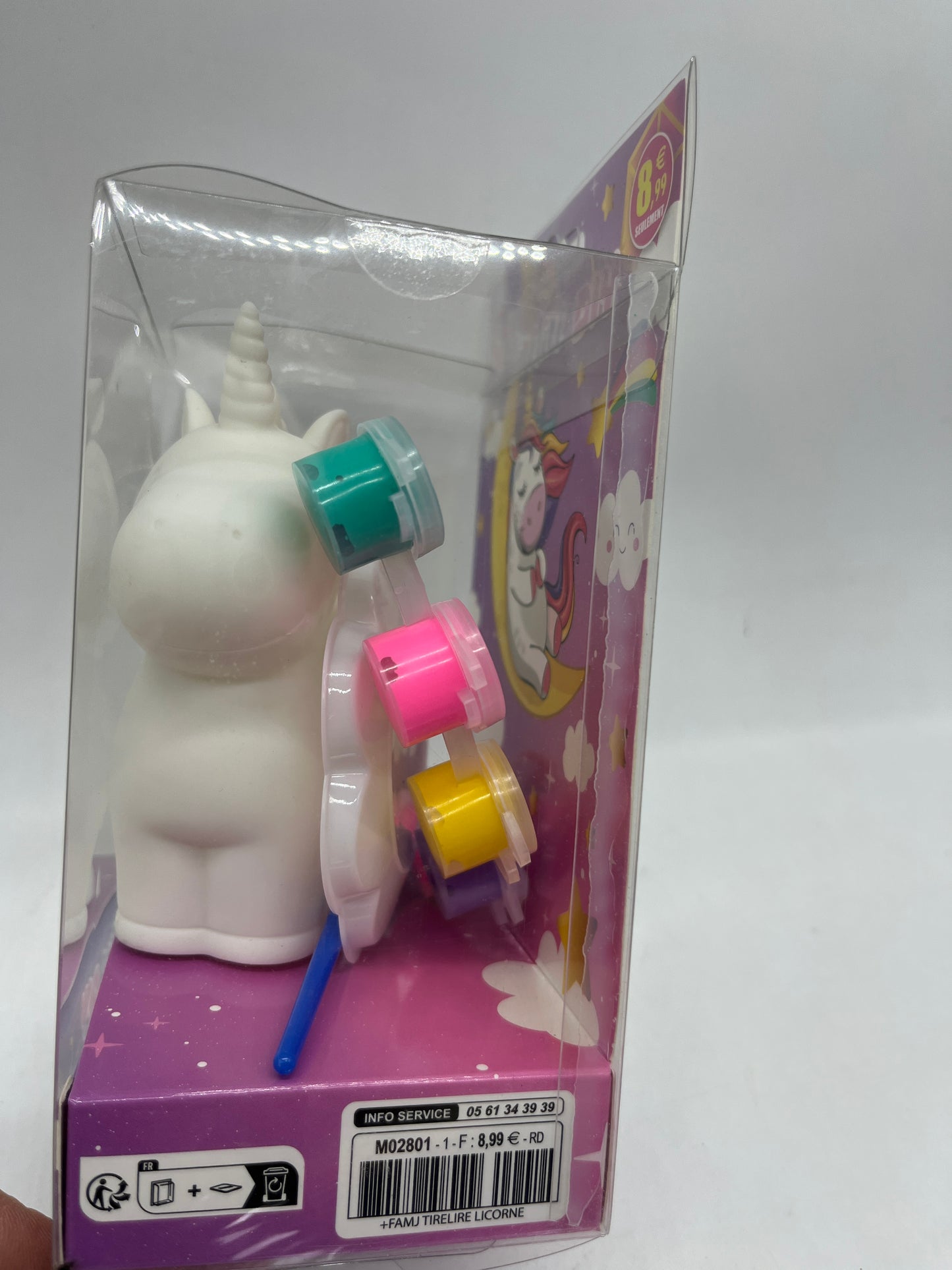 Activité manuelle creative tirelire licorne à peindre 🦄 Neuf