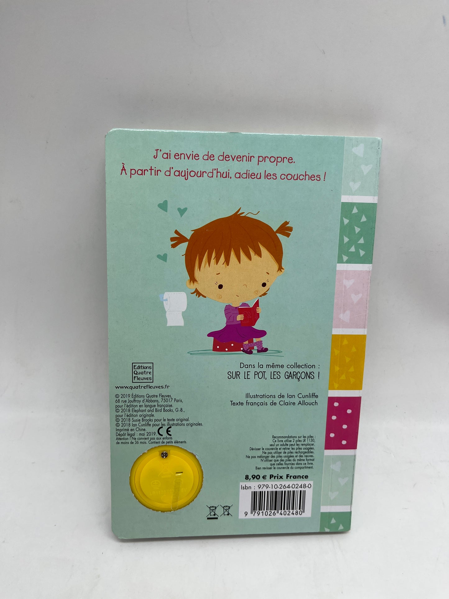 Livre Sonore Mon petit livre sonore sur le pot les filles la propreté ! Neuf édition