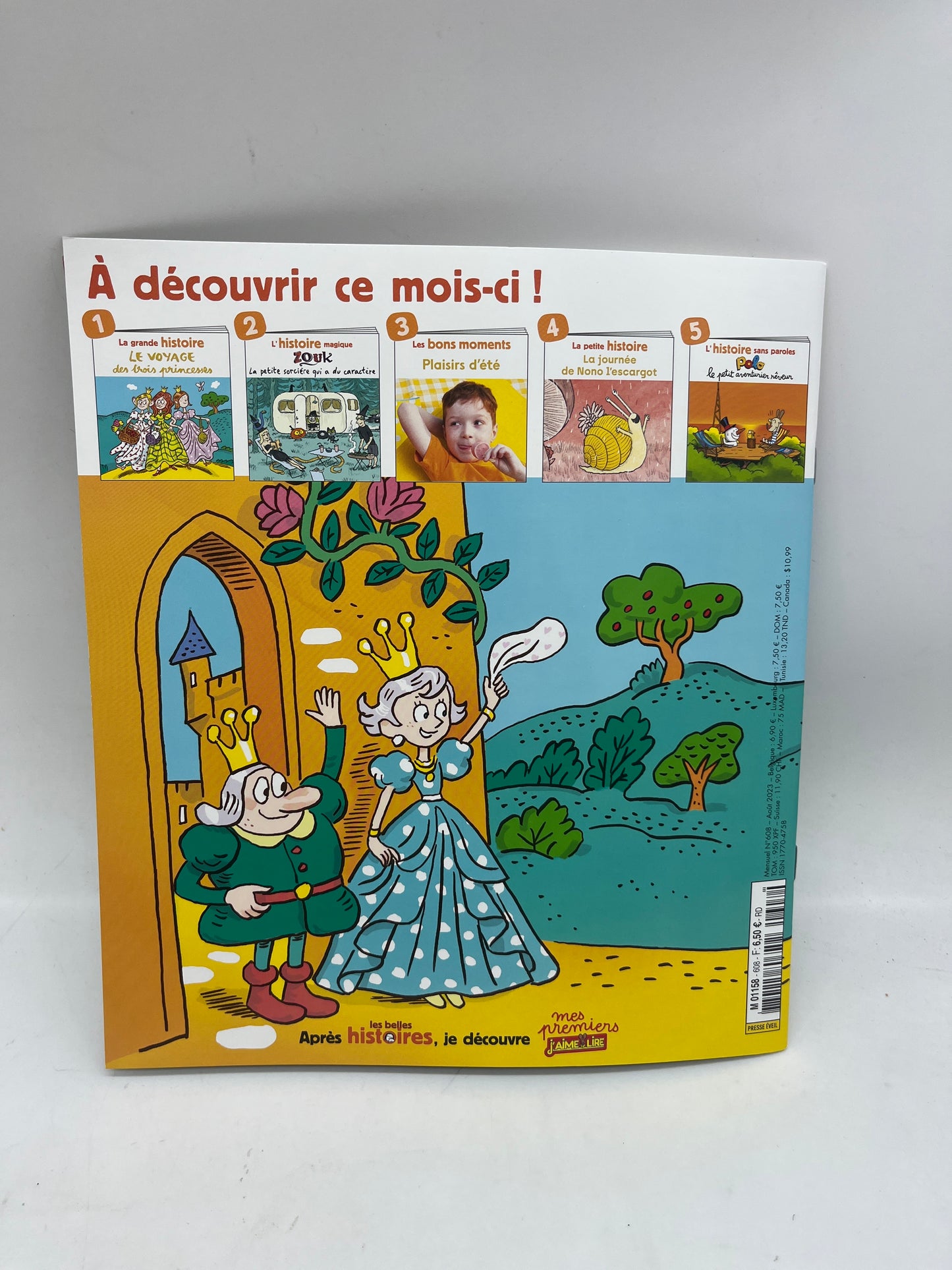 Livre d’activité Magazine les belles histoires le voyage des 3 princesses Modele aout 2023 Neuf
