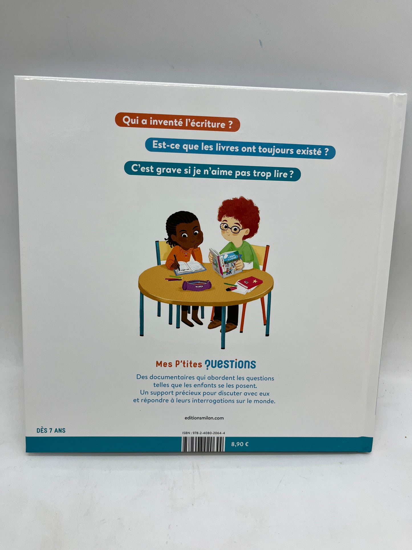 Livre histoire Mes questions thème lire et écrire à partir de 7 ans Neuf