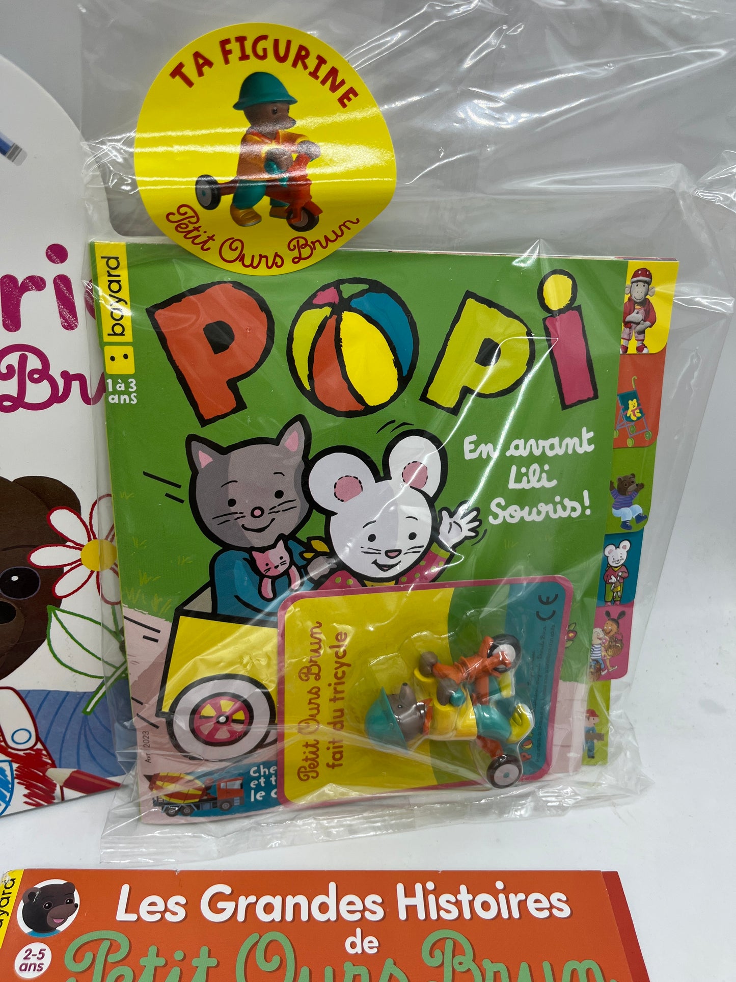 Lot de 5 livres d’activité Magazine Spécial Petit Ours Brun gommettes jeux histoire activités Neuf