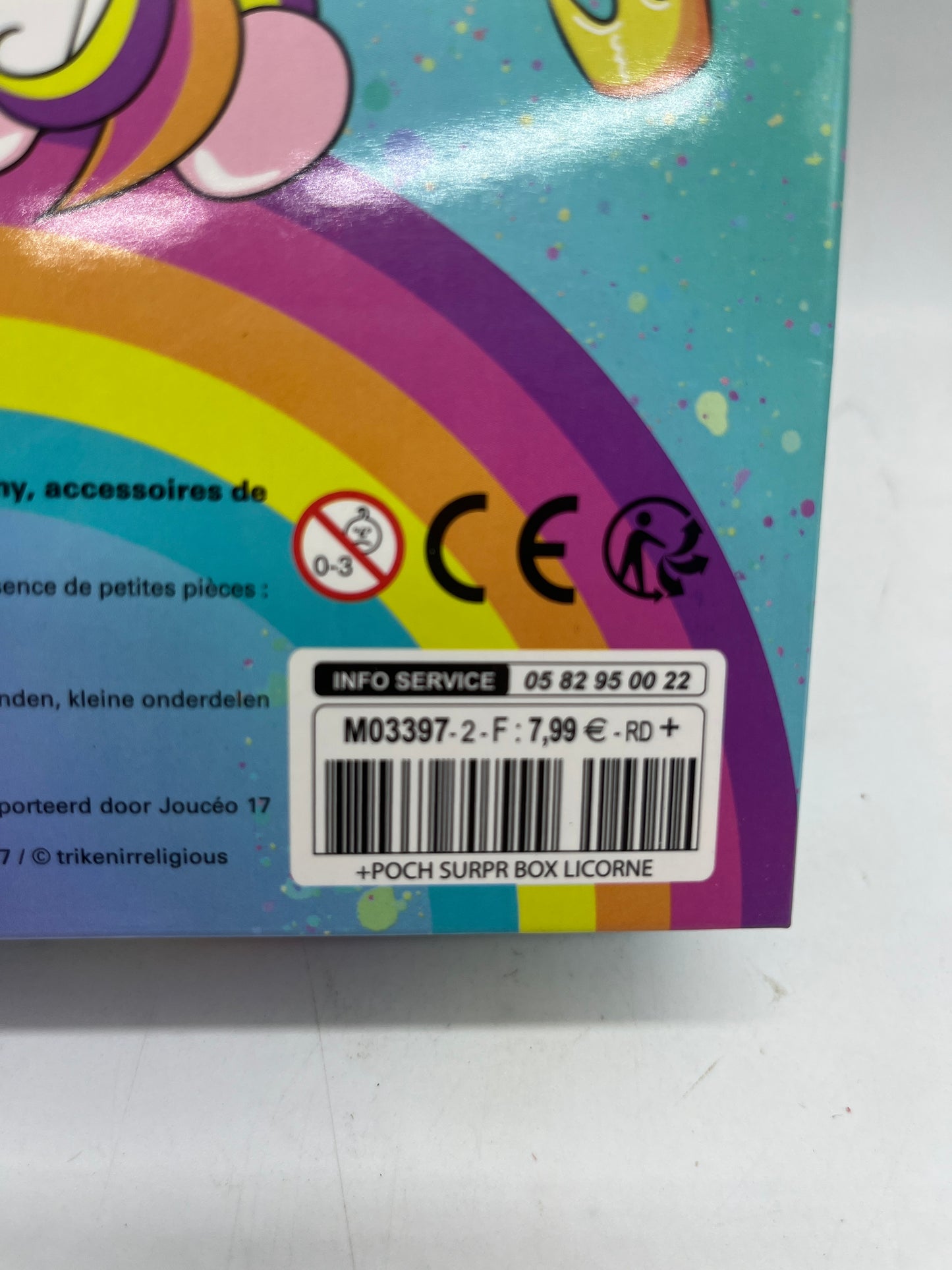 Pochette Pack Mystère de 5 Surprises surprise spécial Licornes contenu surprise Neuf