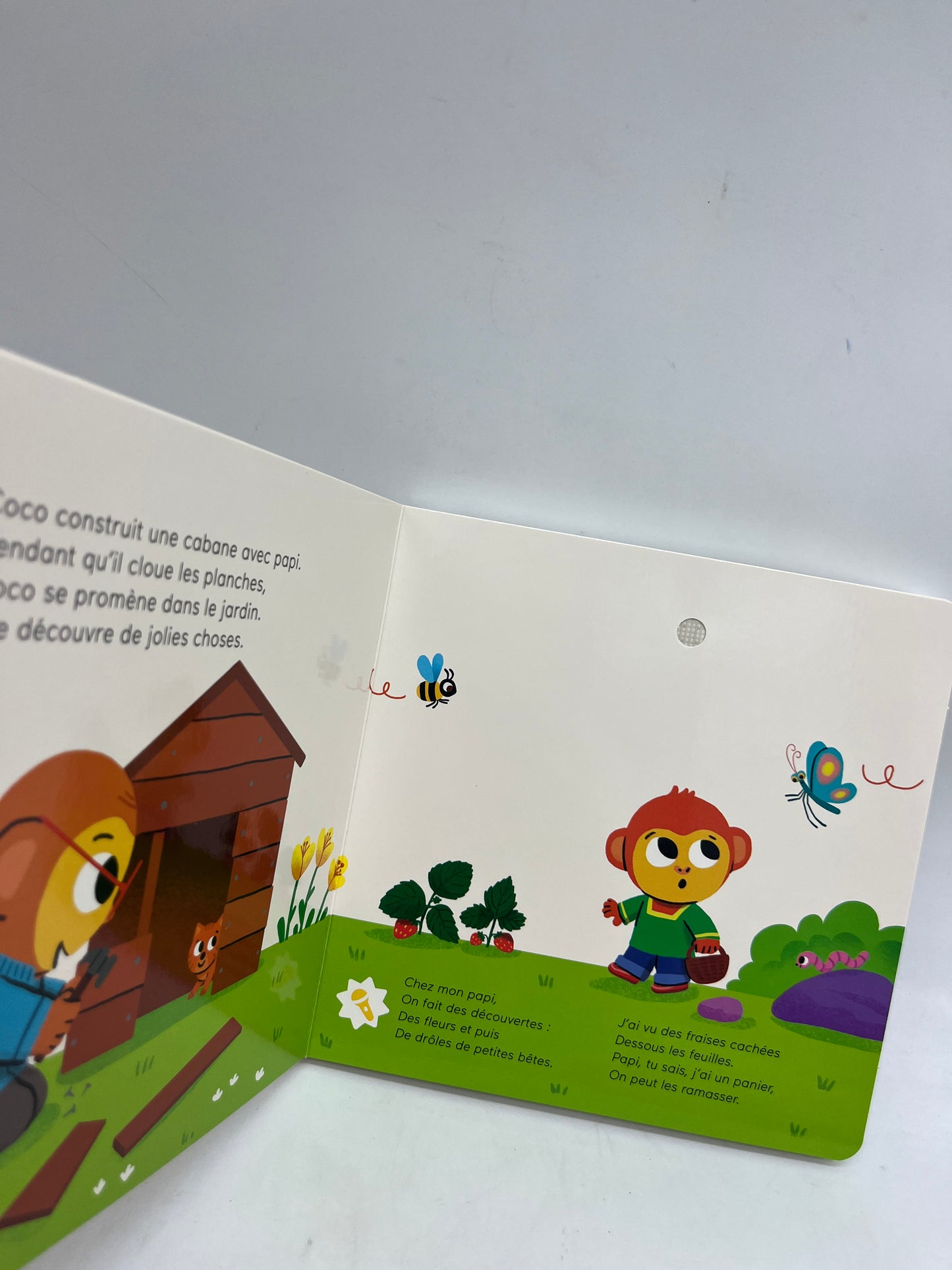 Livre Sonore Chante Avec Les mini mousses Coco va chez papi et Mamie Neuf édition Milan