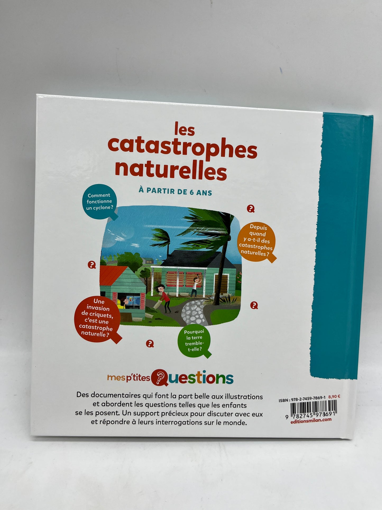 Livre histoire Mes questions thème les catastrophes naturelles à partir de 7 ans Neuf