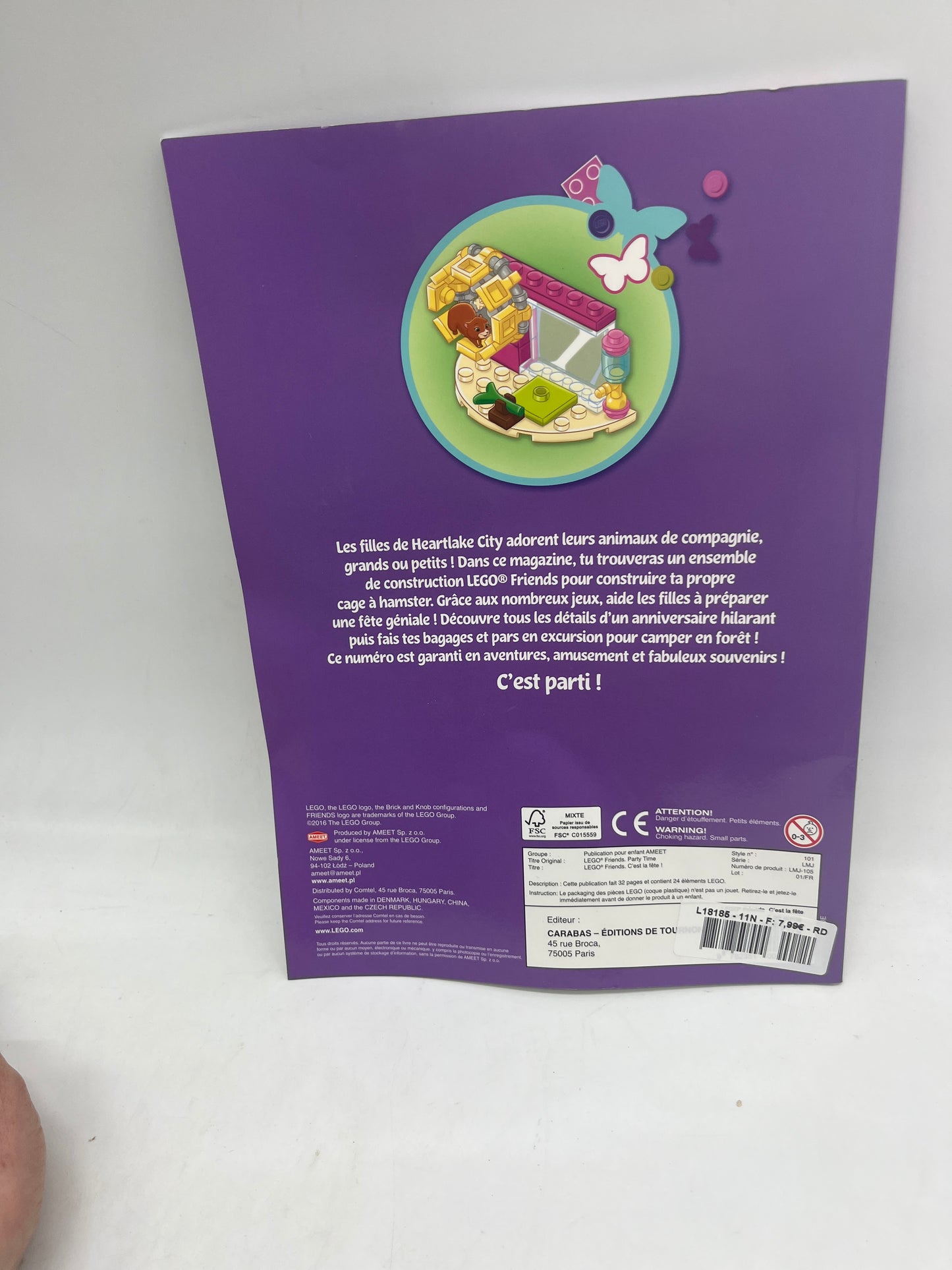 livre d’activité Magazine Lego Friends Une journée de rêve ! avec sa construction Neuf !