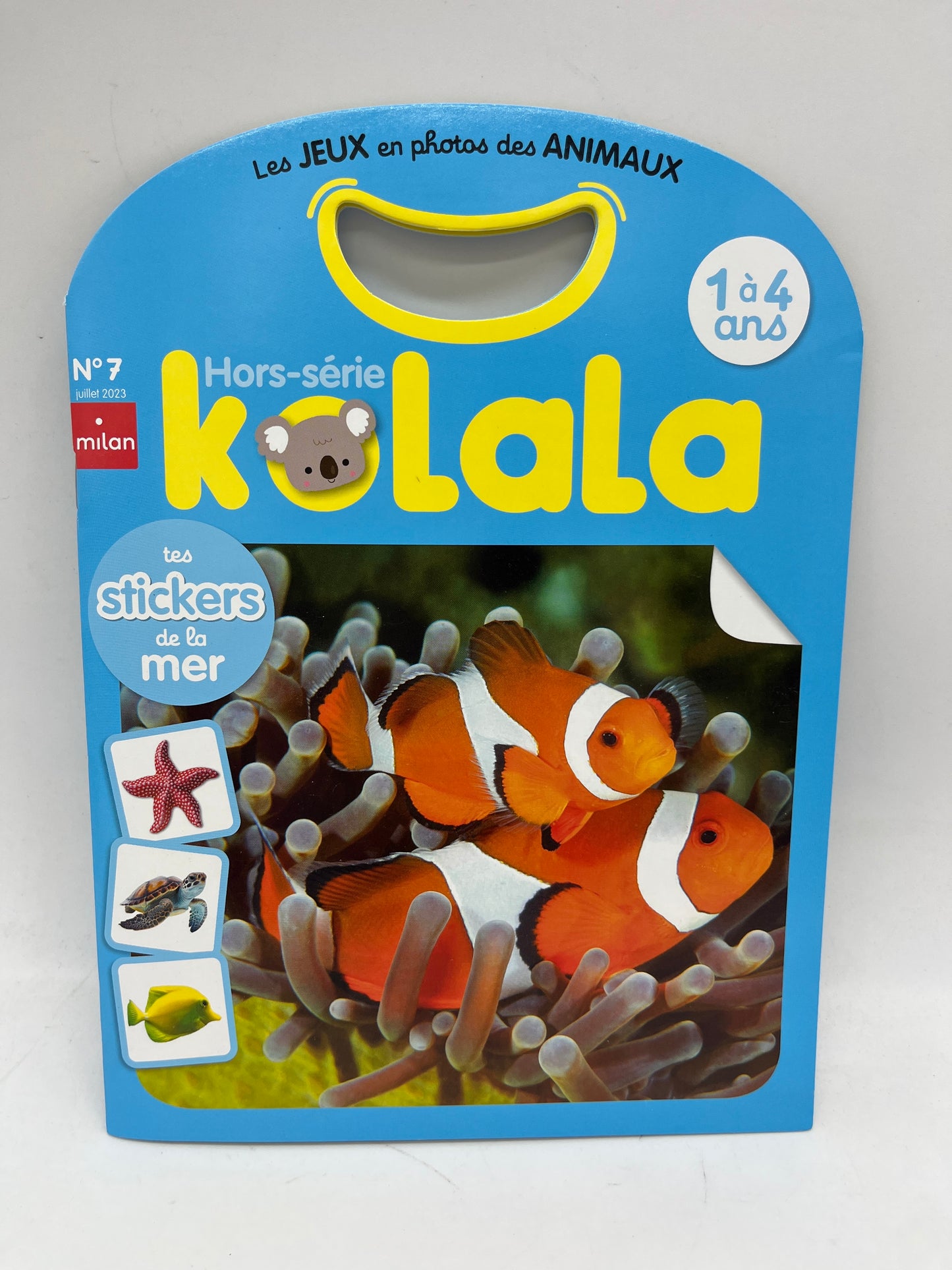 Livre d’activité Magazine Kolala Hors série revue animalière avec imagier et jeux numéro 7 thème la mer Neuf