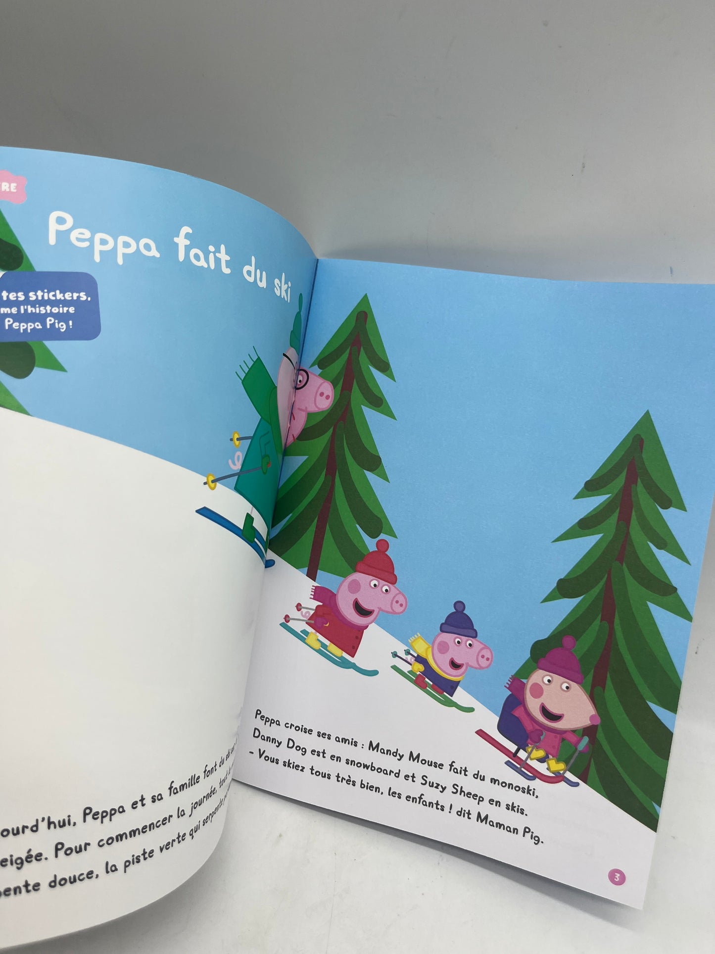 Livre d’activité magazine Mon histoire a coller avec Peppa pig ! Numèro 2 avec ces 100 gommettes Neuf