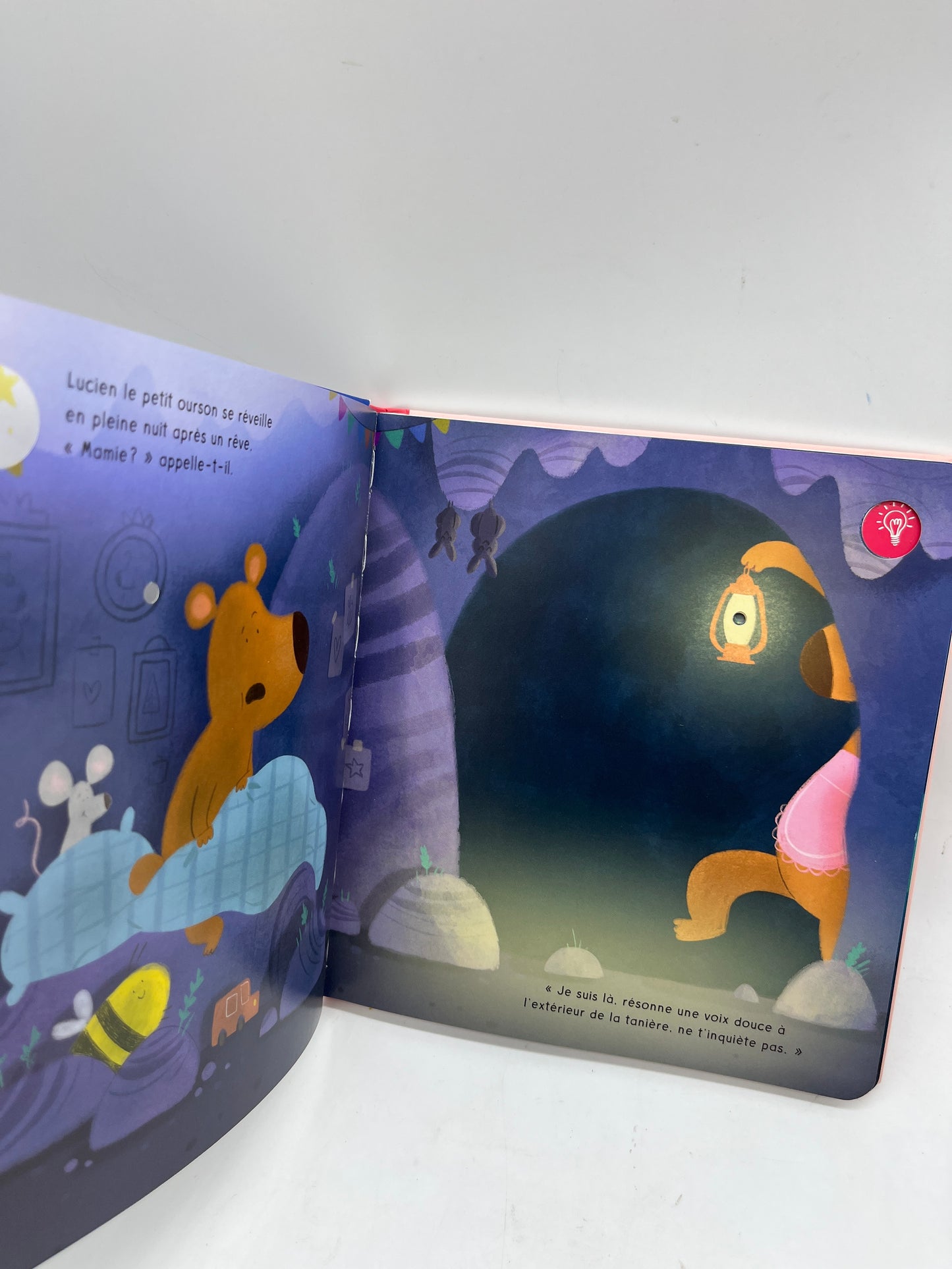 Livre histoire Bonne nuit mes petites étoiles modèle le petit Ourson livre lumineux tam tam edition Neuf