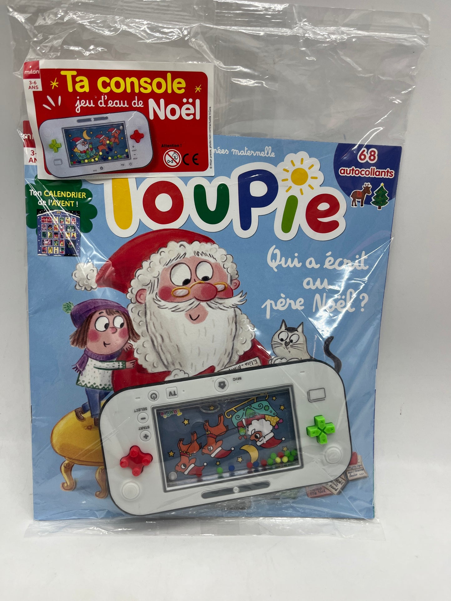 livre d’activité Magazine Toupie spécial Noël avec son jeu d’eau gamewater Neuf !