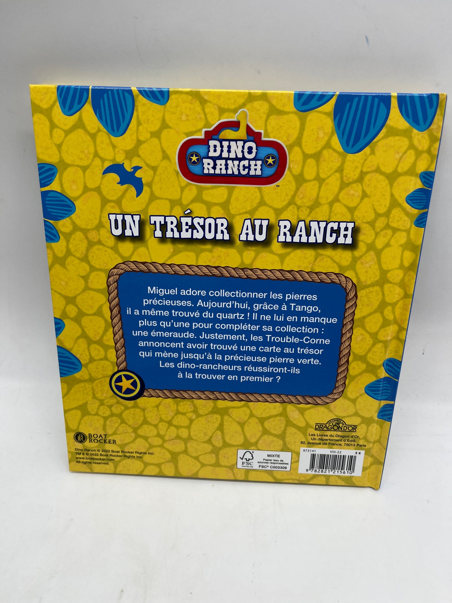 Livre histoire Disney DINO RANCH un trésor au ranch Neuf Dinosaure