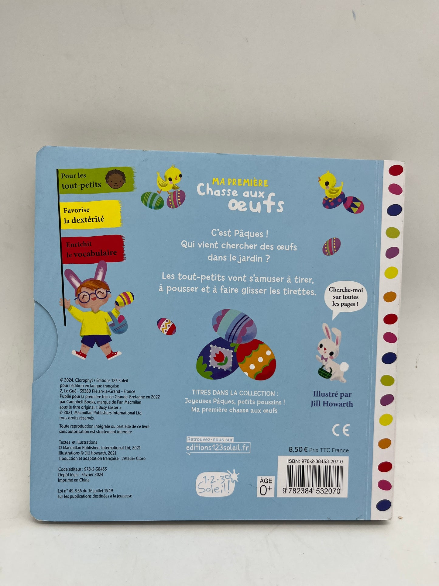 Livre ma première chasse aux oeuf neuf livre animé avec tirette spécial Pâques