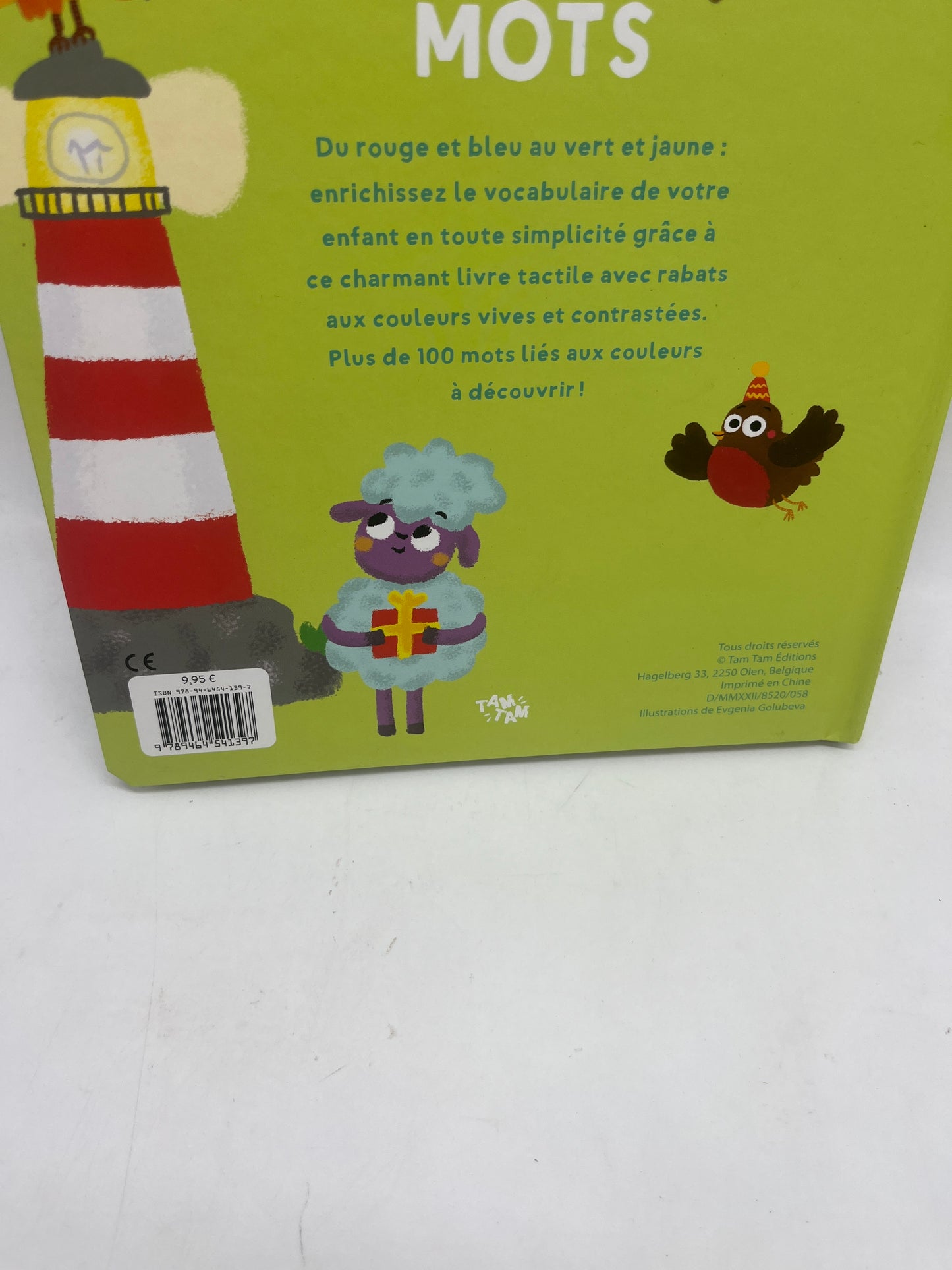 livre Mes 100 premiers mots à Rabats Ludique Mon album avec 100 rabats thème les couleurs Neuf
