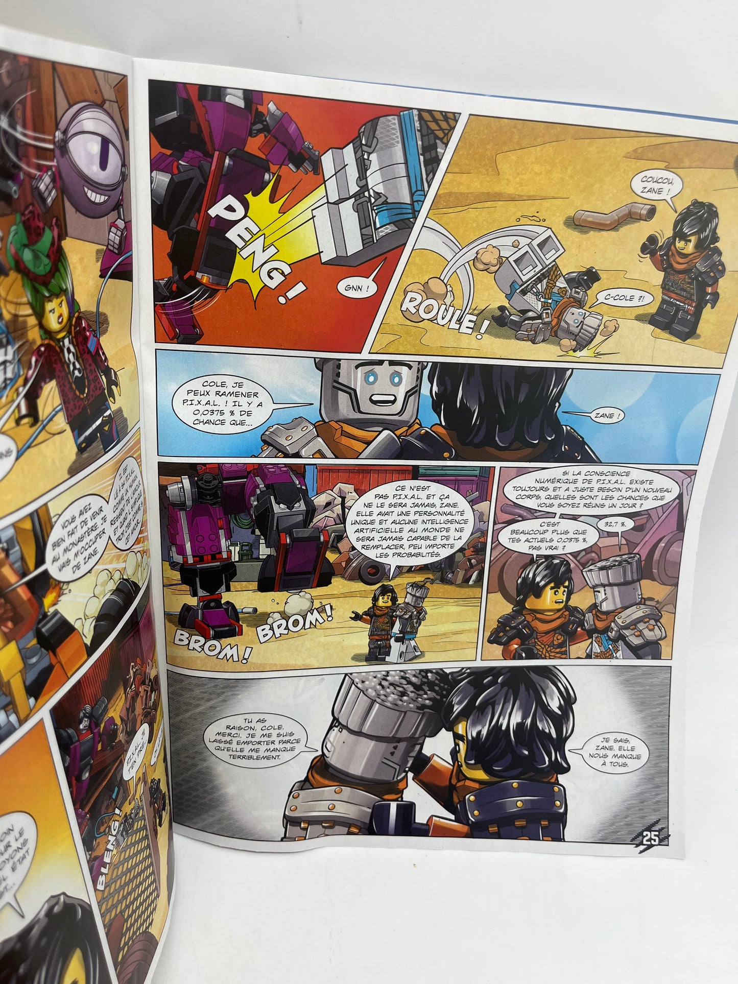 Livre d’activité Magazine Lego Ninjago avec sa mini figurine Zane Neuf !