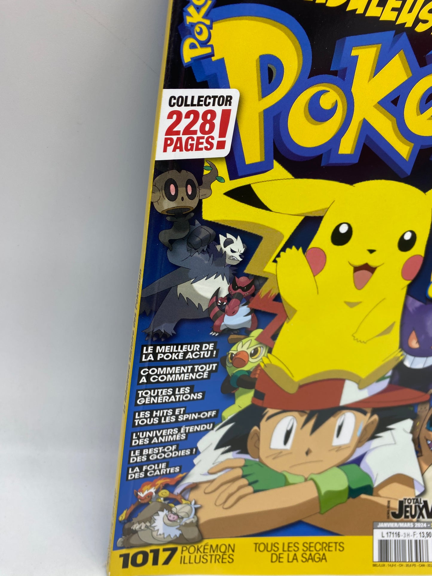 Livre Magazine Le grand guide Pokémon La fabuleuse histoire Pokémon 2024 Neuf !!