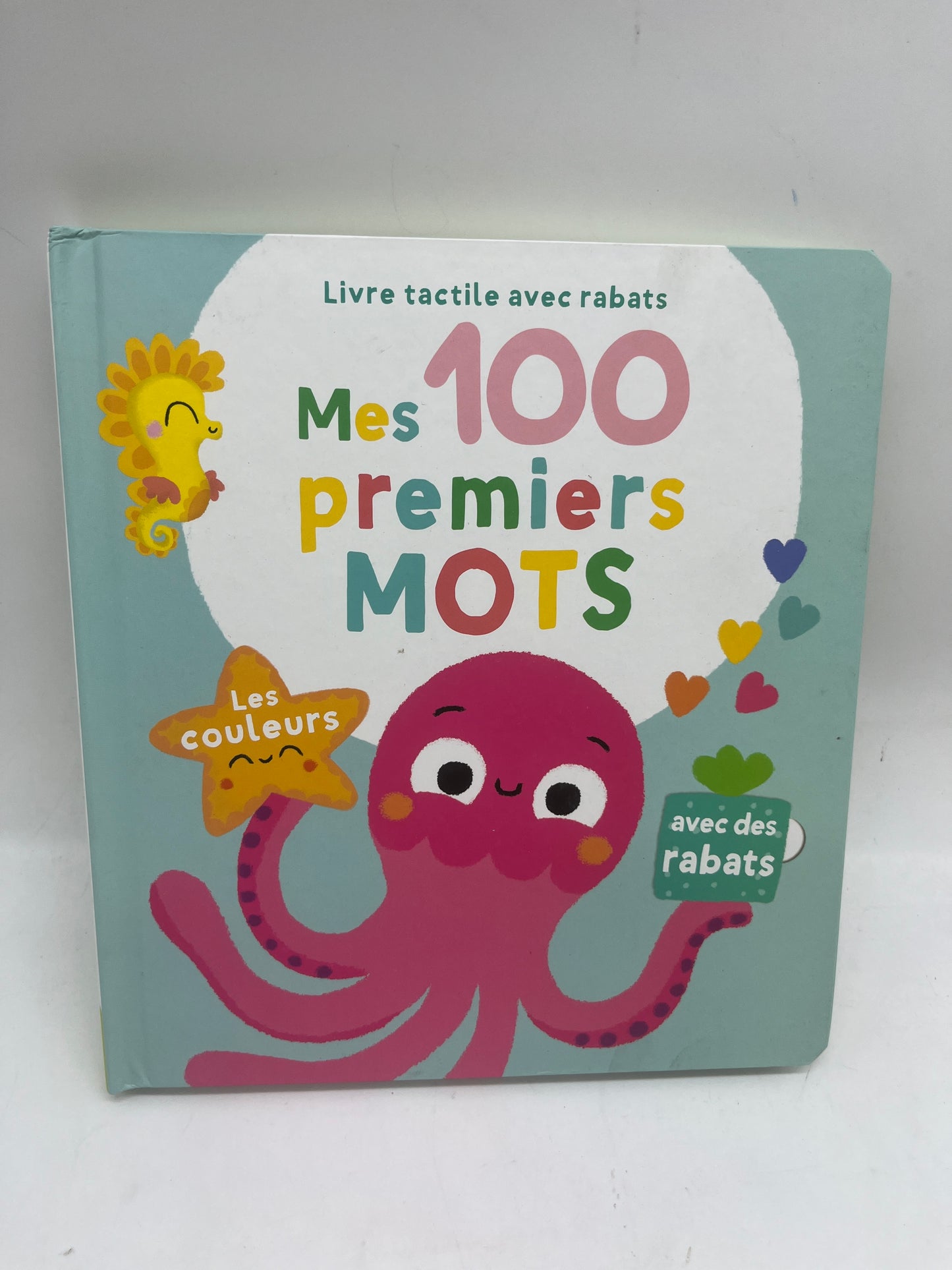 livre Mes 100 premiers mots à Rabats Ludique Mon album avec 100 rabats thème les couleurs Neuf