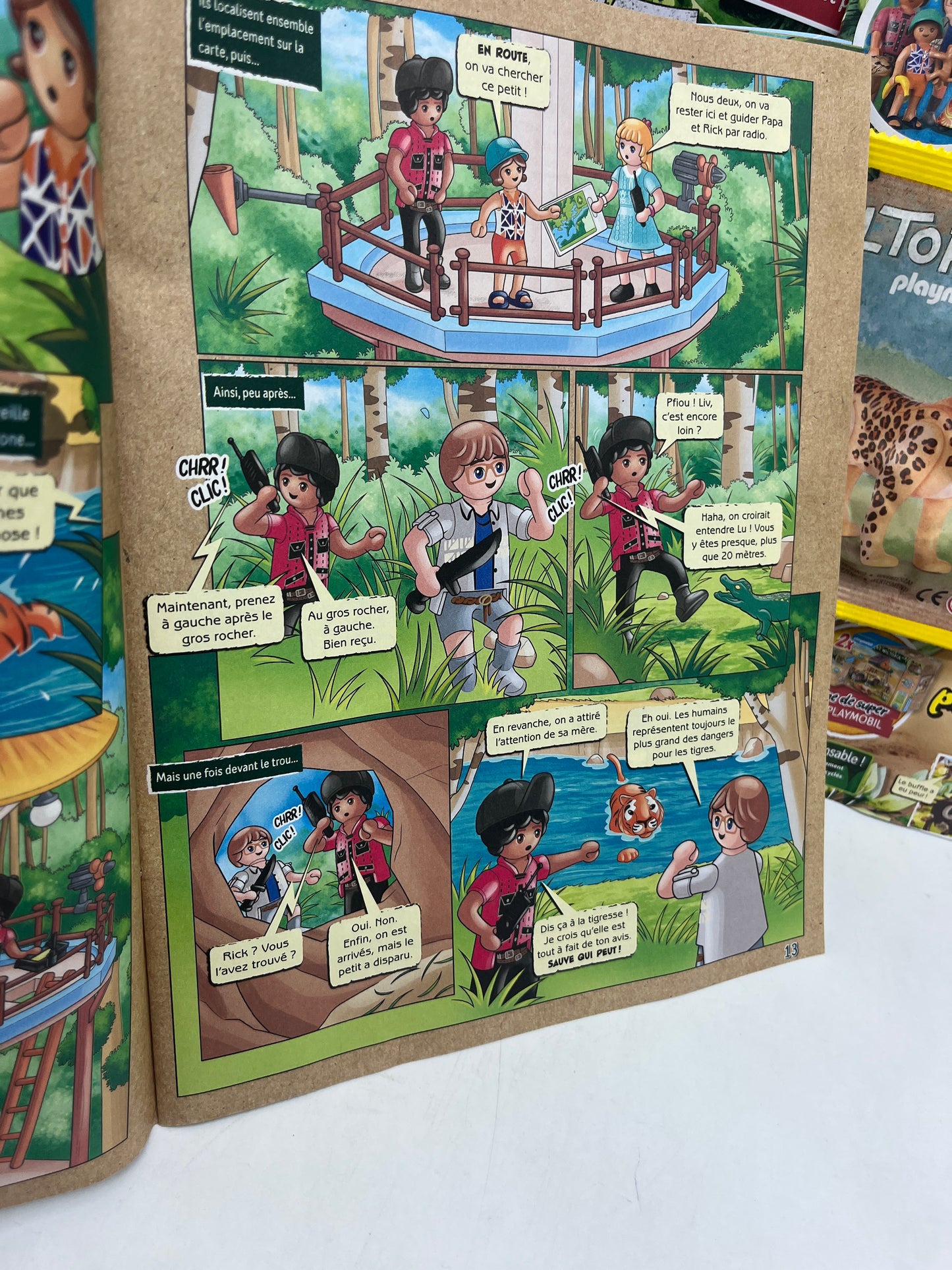 Lot de 3 livres d'activité Playmobil Wiltopia avec ces 3 figurines animaux neuf