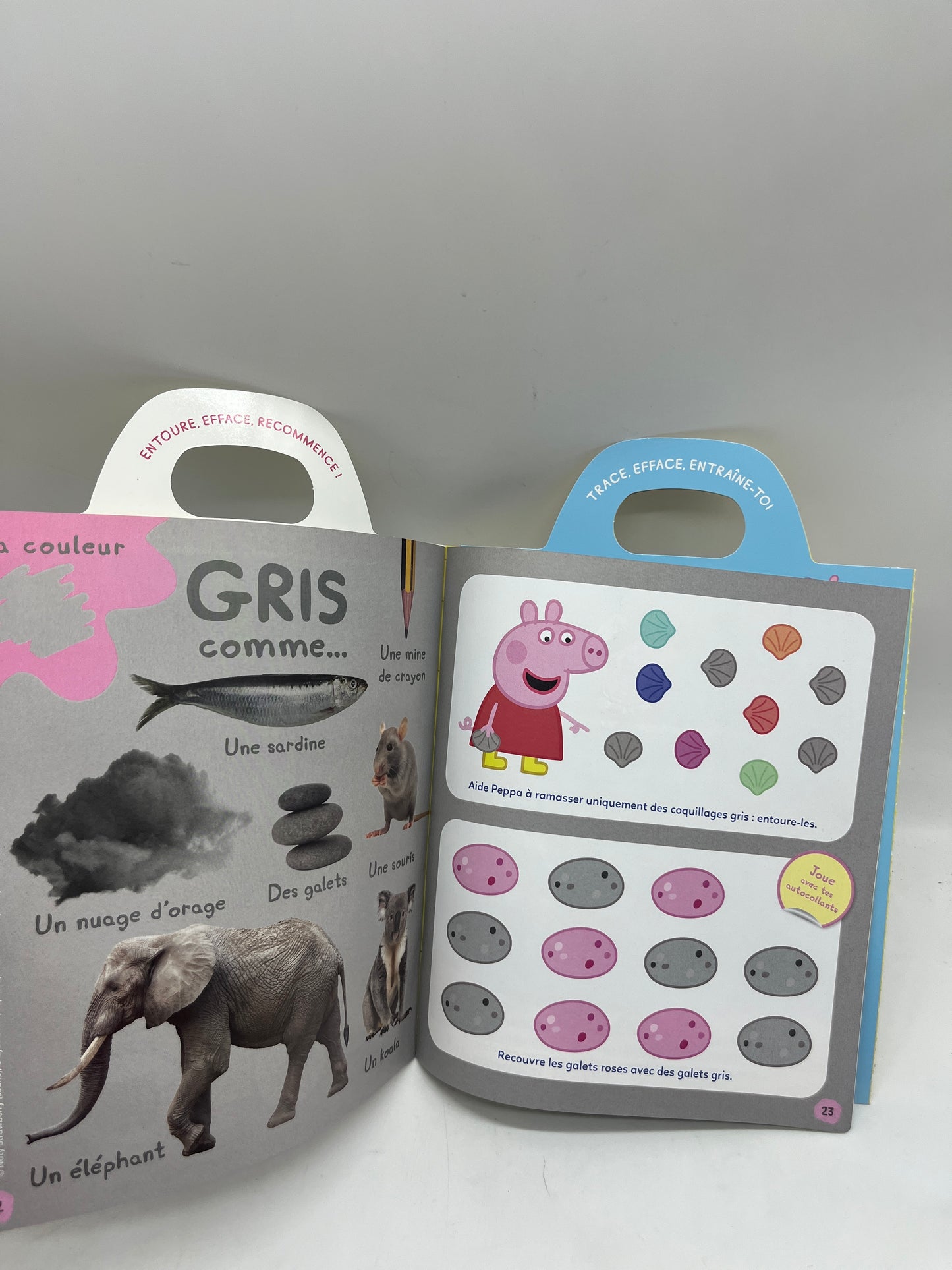 Livre d’activités Magazine Je Joue j’apprends Peppa pig Mon année de maternelle 80 gommettes couleur lettre chiffres numéro 42 Neuf