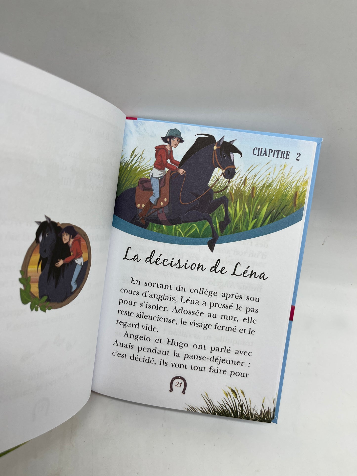 Livre histoire Ma bibliothèque rose Mes lectures Le Ranch L’etalon sauvage Neuf