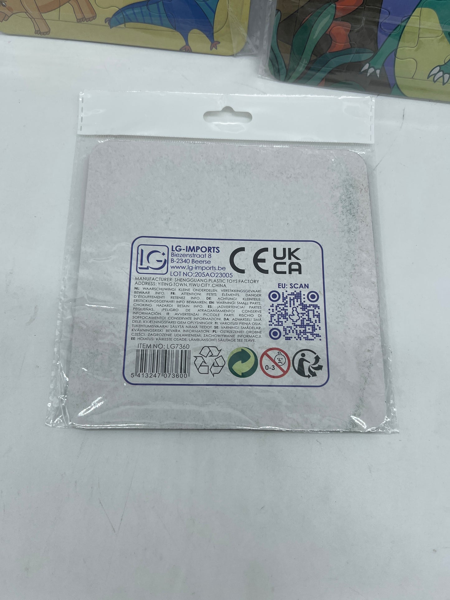 Lot de 3 Puzzles de 16 pièces modèle Dinosaures dino 🦖 neuf sous blister