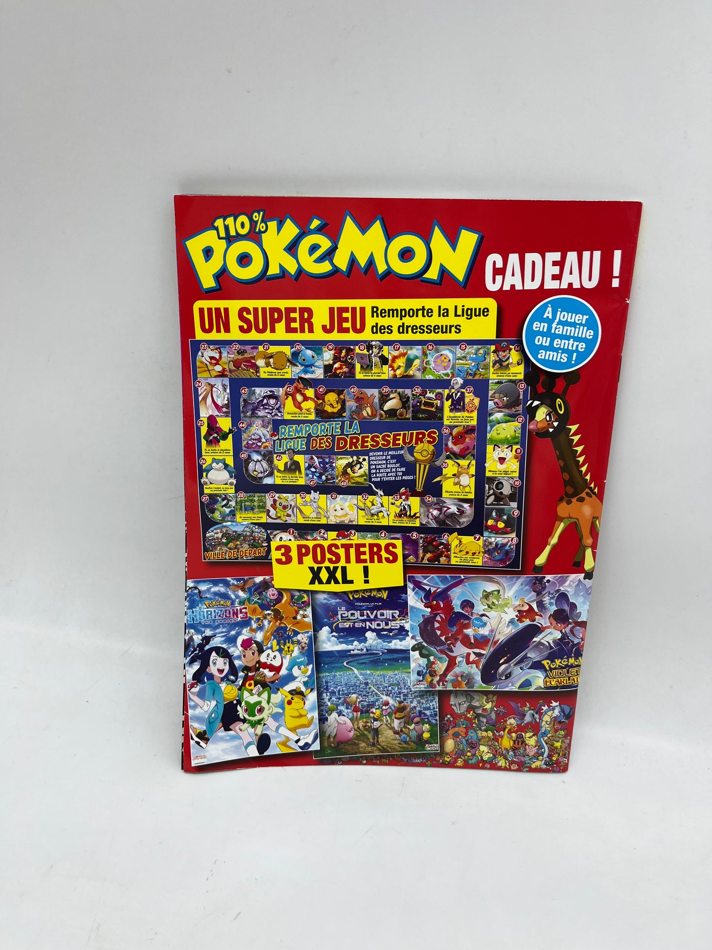 Livre d’activité Magazine 100% Pokémon pour tout savoir sur les Pokemon avec 1 super jeu + 3 posters neuf