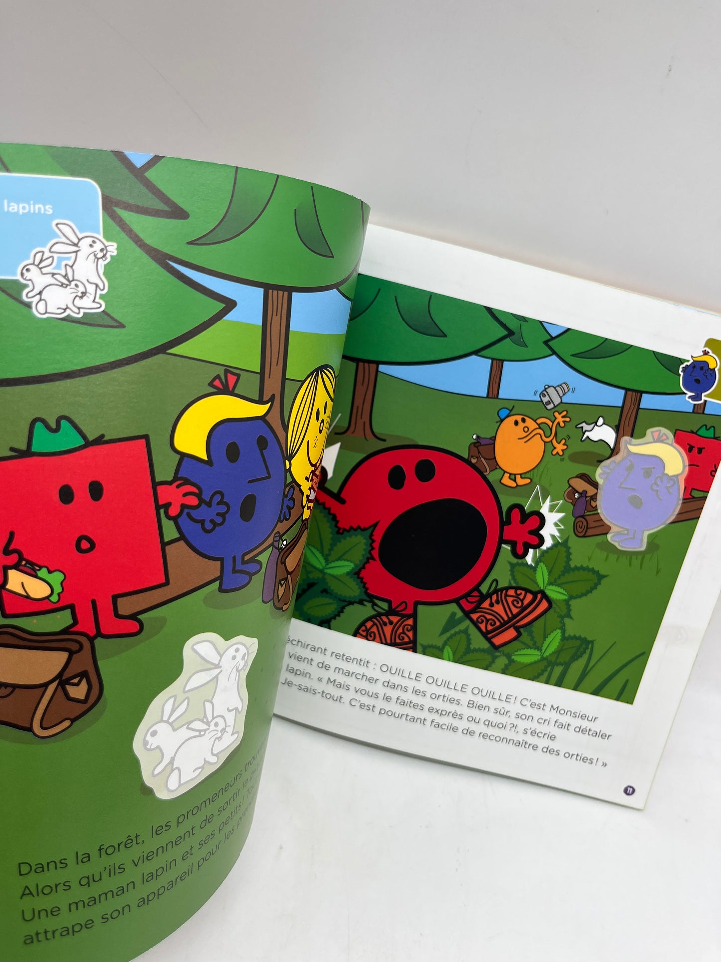 Livre d’activité Magazine Le journal des Monsieur Madame La balade de Monsieur Bruit Neuf avec stickers