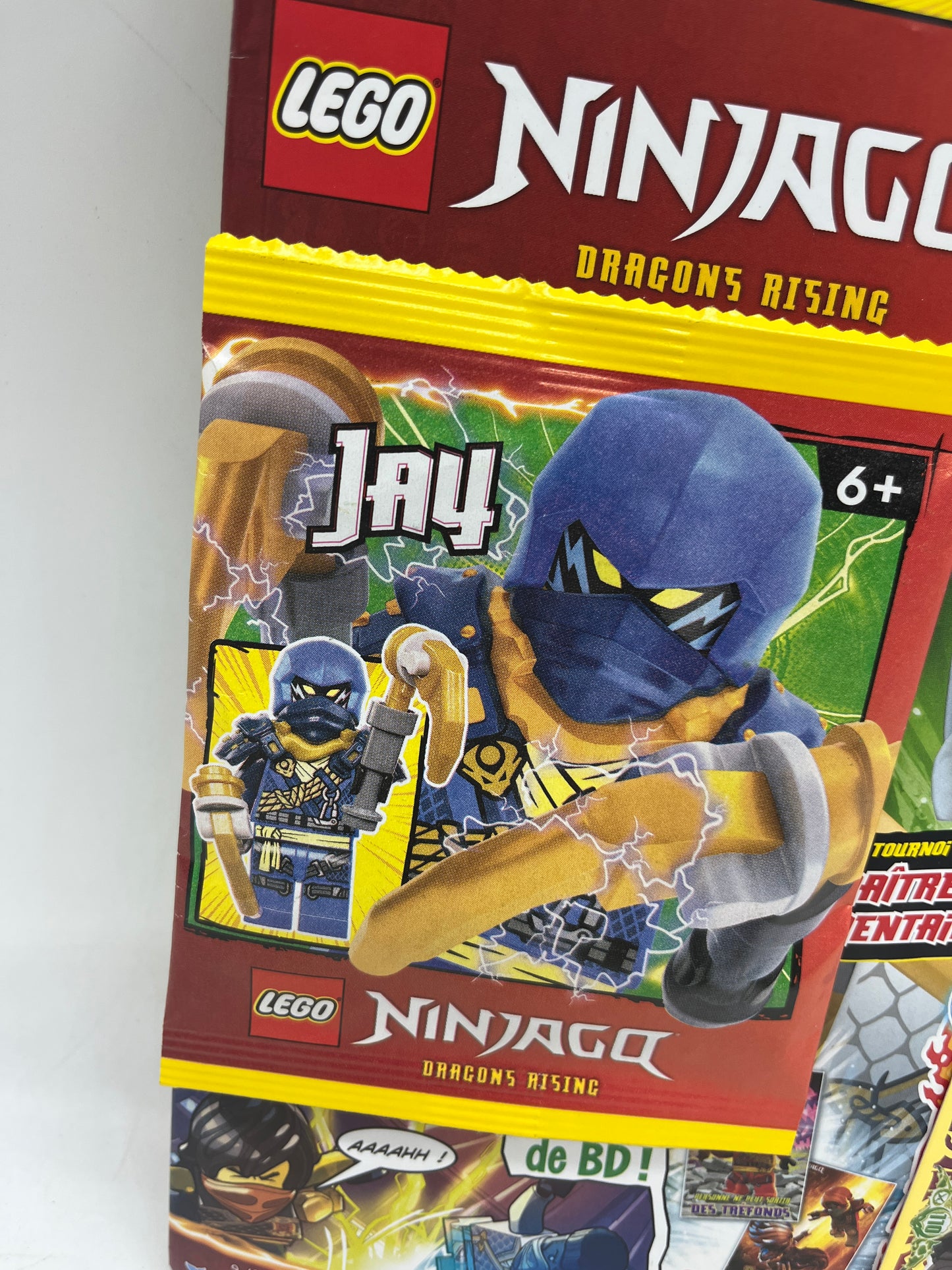 Livre d’activité Magazine Lego Ninjago avec sa mini figurine Jay Neuf !