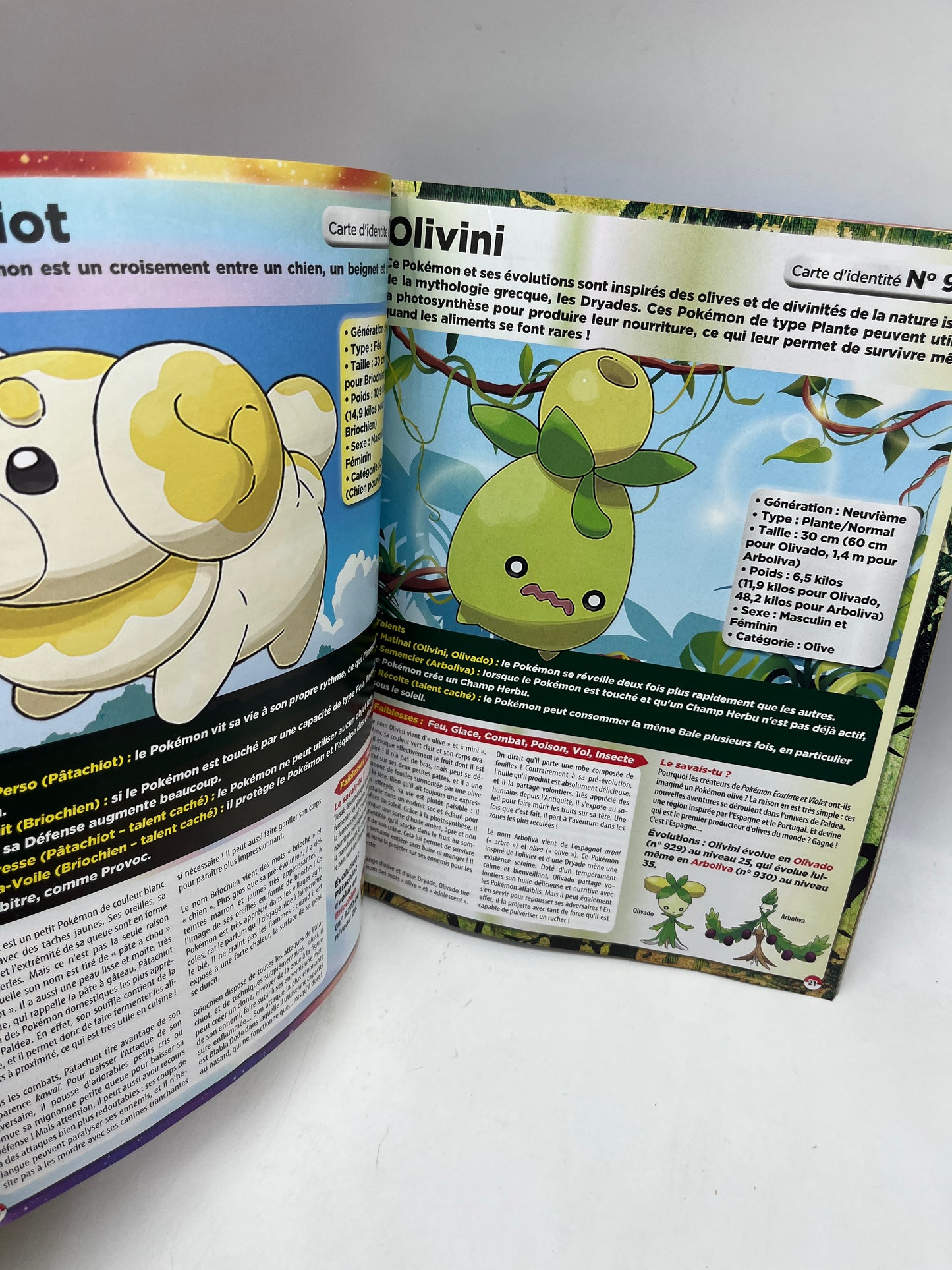 Livre d’activité Magazine Le Guide dès Pokémon de la région de Paldéa Neuf