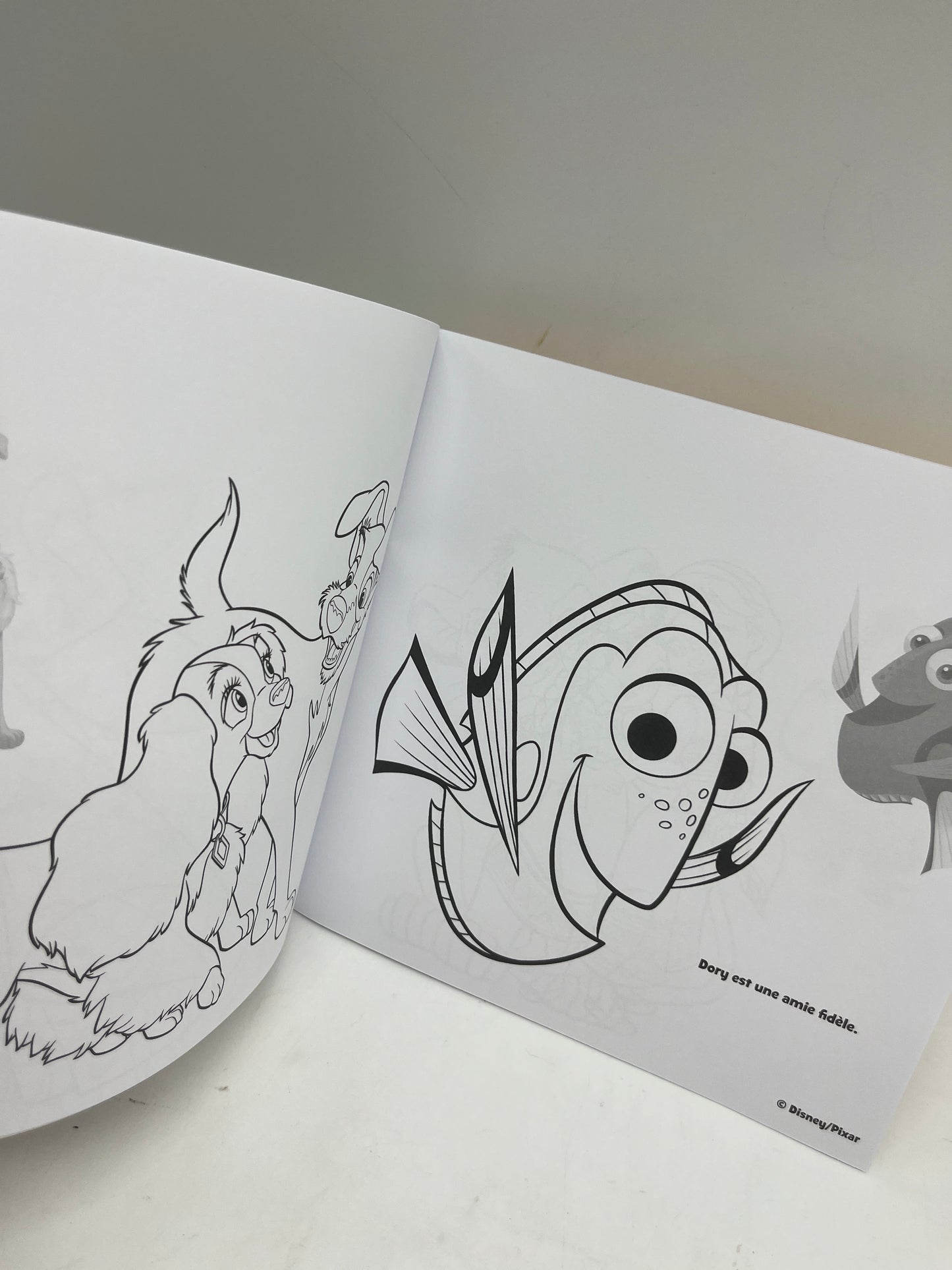 Livre d’activité Magazine Mon cahier de coloriage et stockers Disney Neuf