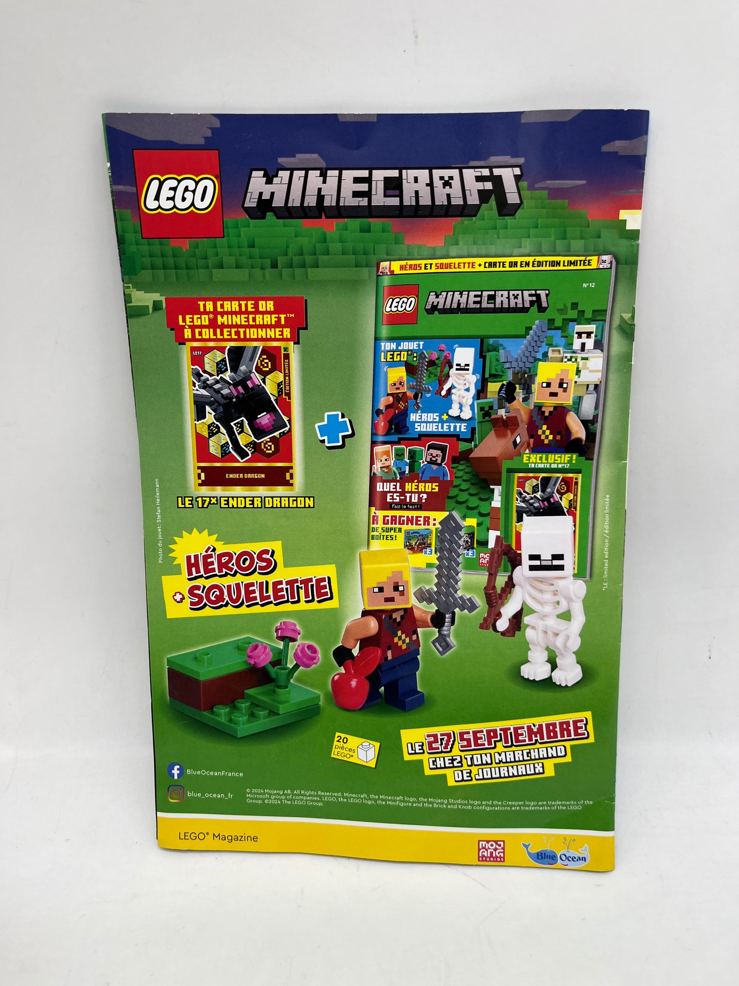 Livre d’activité Magazine Lego Jurassic World comics sa mini figurine Raptor numéro 10 neuf sous blister
