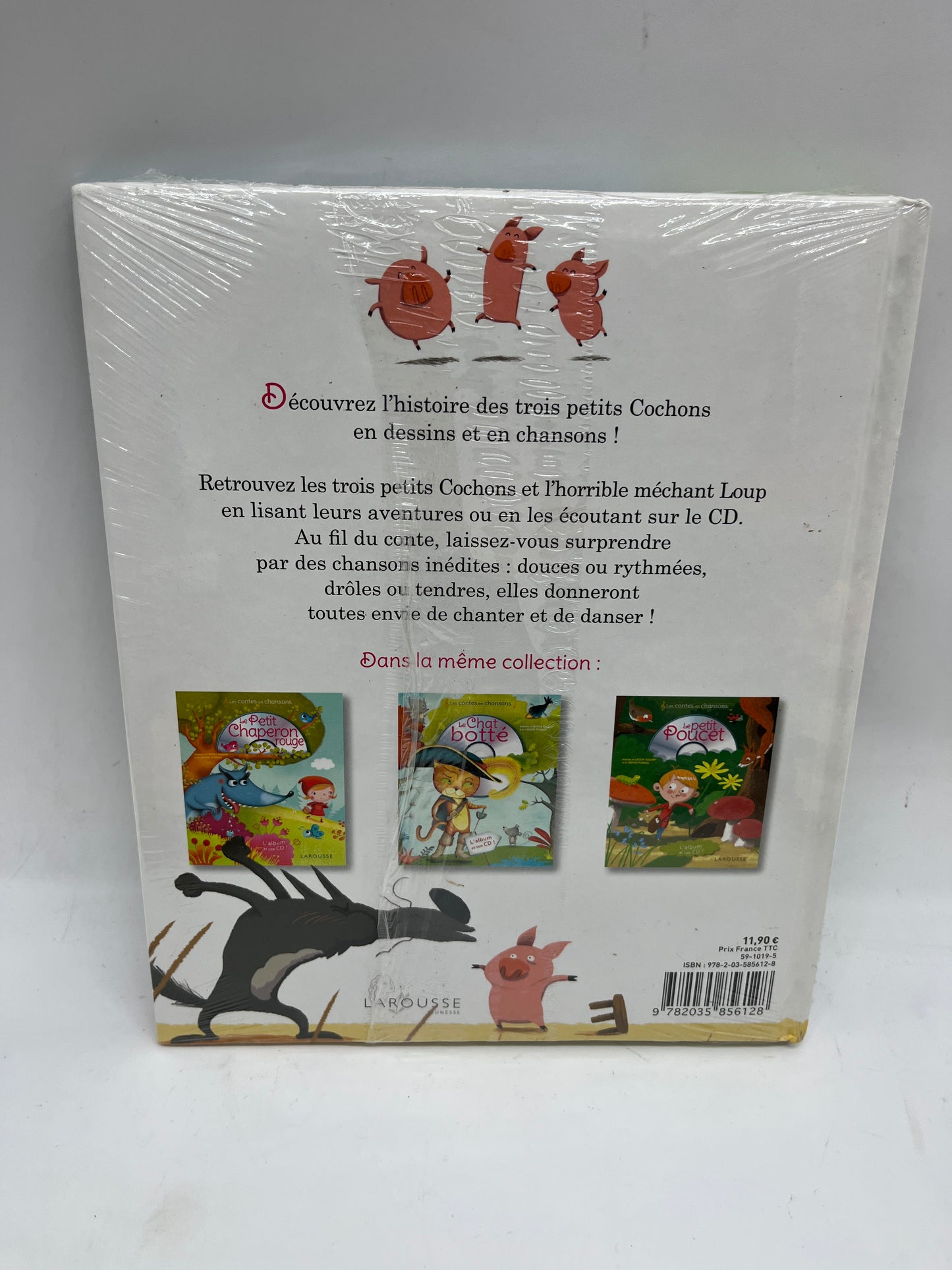 Livre Sonore Mes petits contes à écouter Les 3 petits cochons avec son CD Neuf !