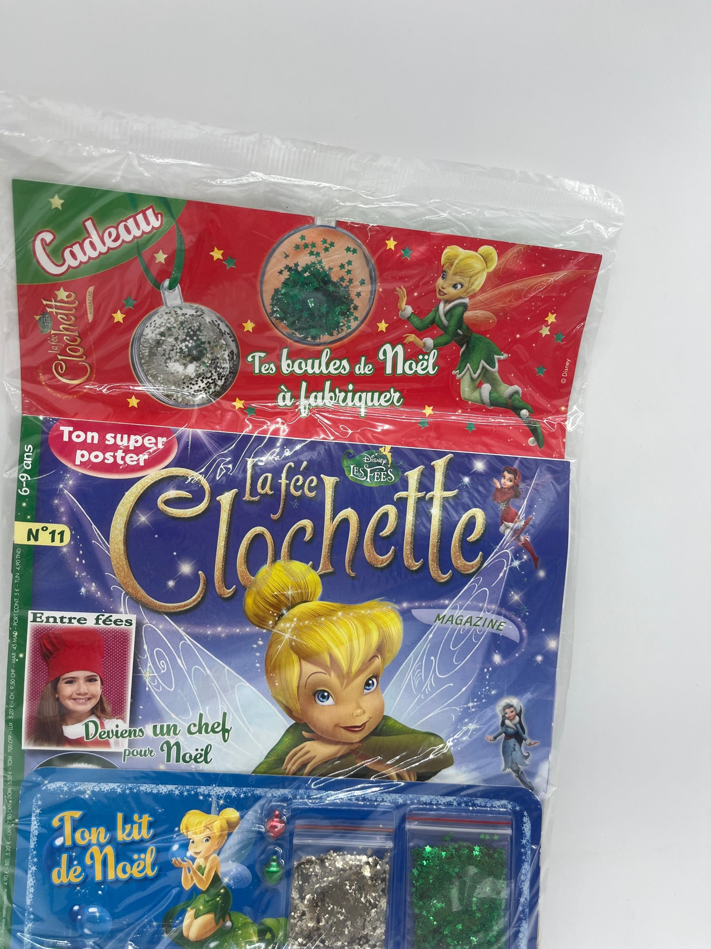 Livre d’activité Magazine Disney Princesse La fée clochette avec son kit créatif neuf Jeux activité stickers etc ...