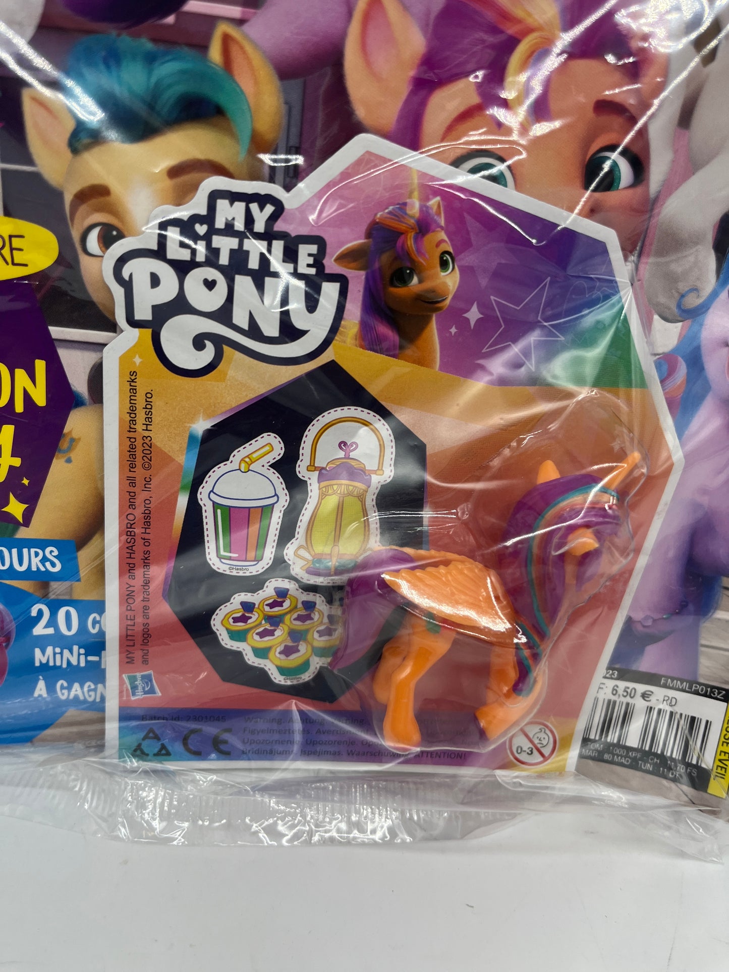 Livre d’activité Magazine My little Pony avec sa figurine Sunny poney orange Neuf