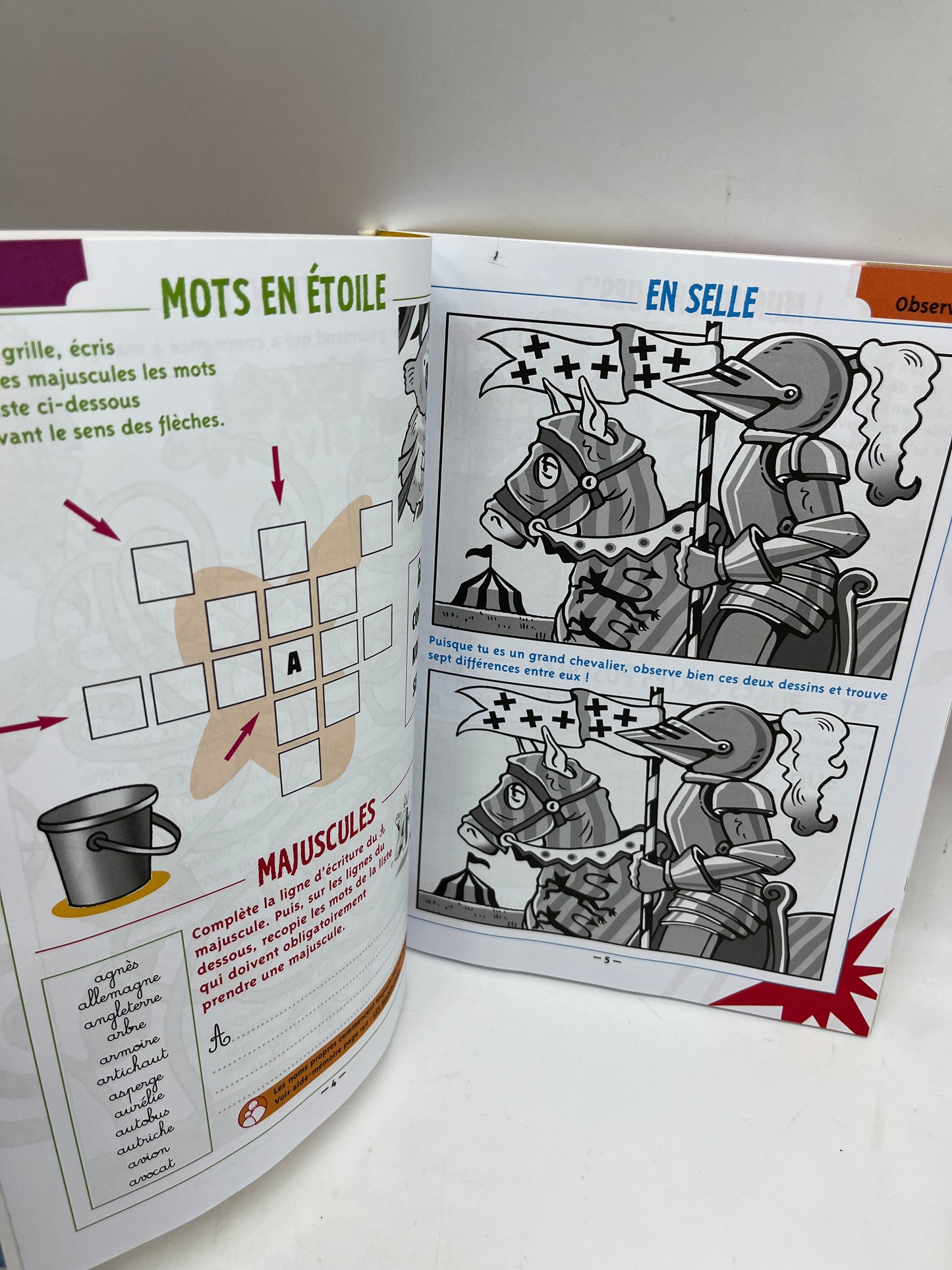 livre exercices d’activité Jouet pour réviser du ce1 au ce2 7 à 8 ans Neuf Methode Boscher Neuf