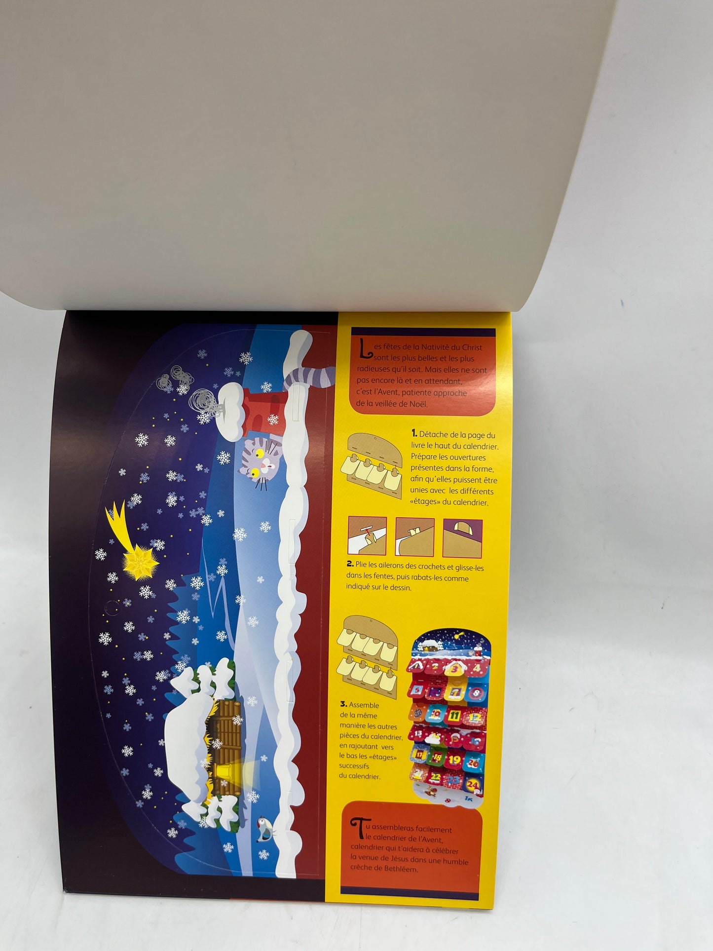 pack d’activité créative créer ton Calendrier de l’avent Pliages 4-8 ans Neuf sans ciseaux ni colle
