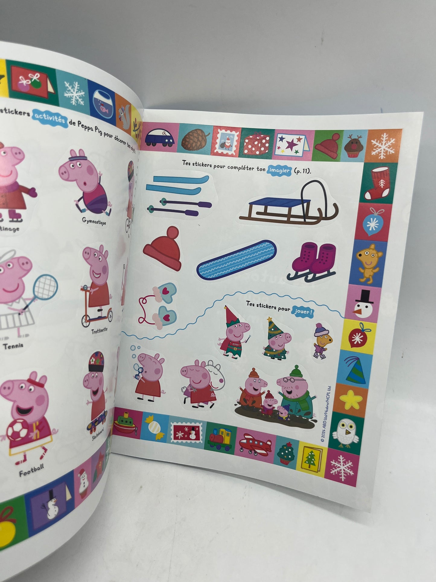 Livre d’activité magazine Mon histoire a coller avec Peppa pig ! Numèro 2 avec ces 100 gommettes Neuf