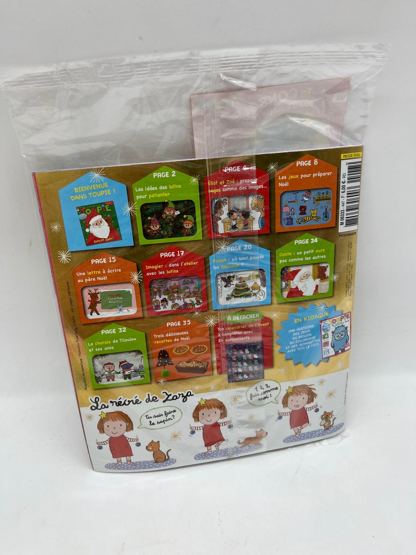 livre d’activité Magazine Toupie spécial Noël avec son gamewater jeu d’eau Neuf !