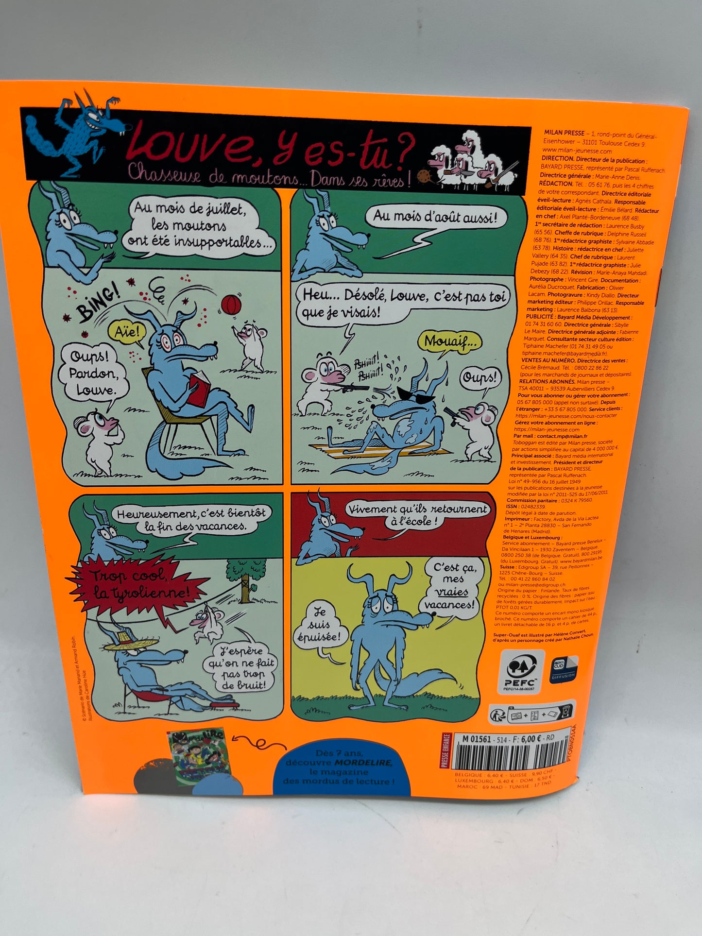 livre d’activite magazine Toboggan 3/2/1 … rentrée ! Neuf