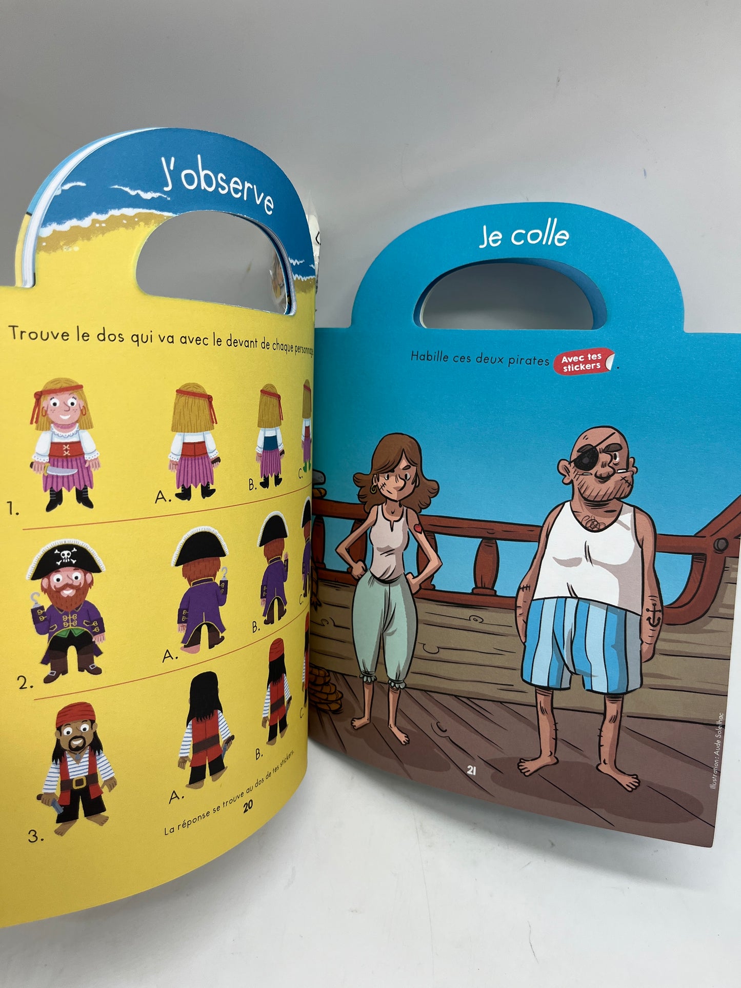 Livre d’activité Magazine Ma valise à jeux spécial Pirate avec crayon Neuf