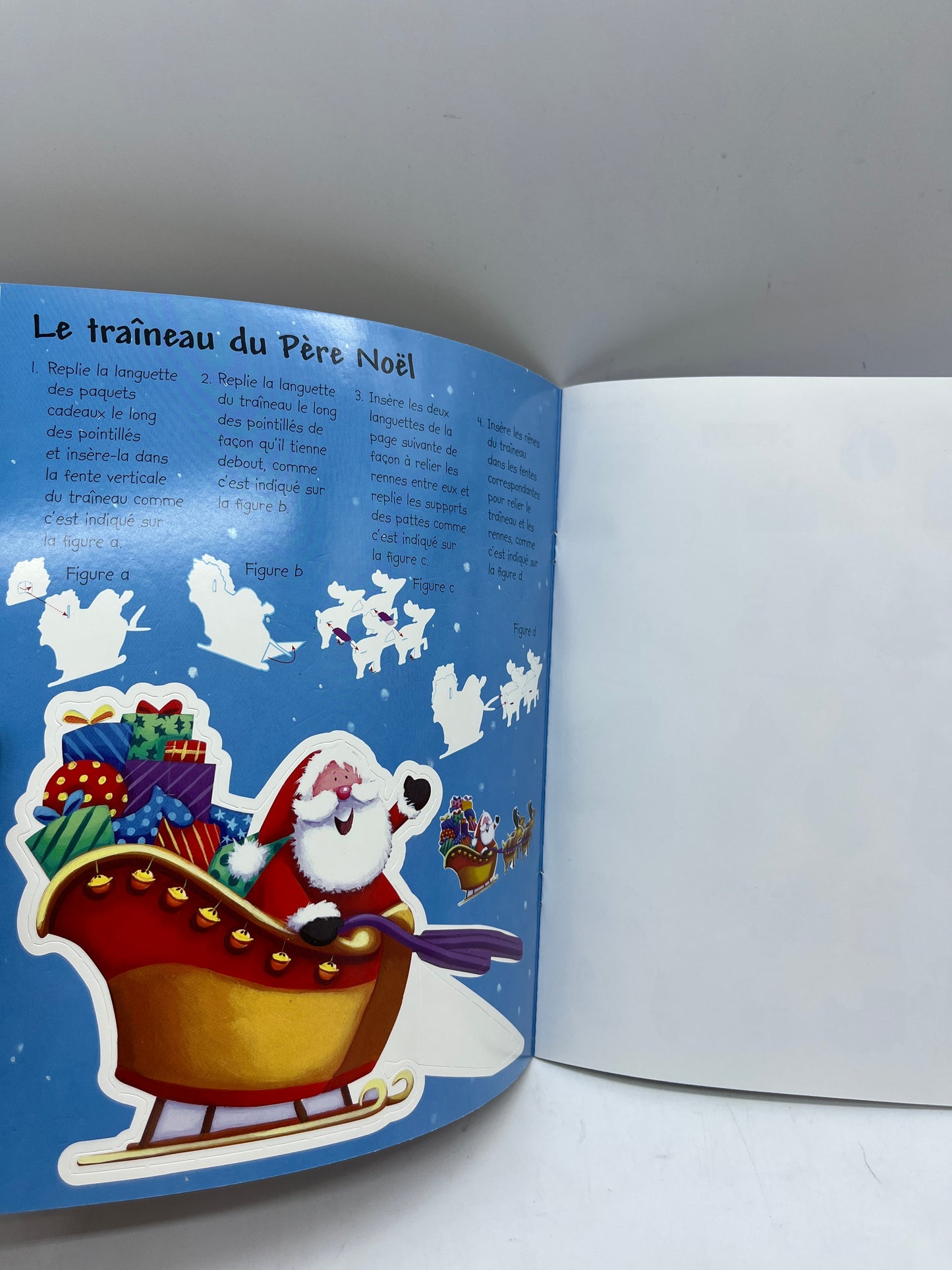 Livre activité magazines La nuit de Noël avec activités stickers Special Noël