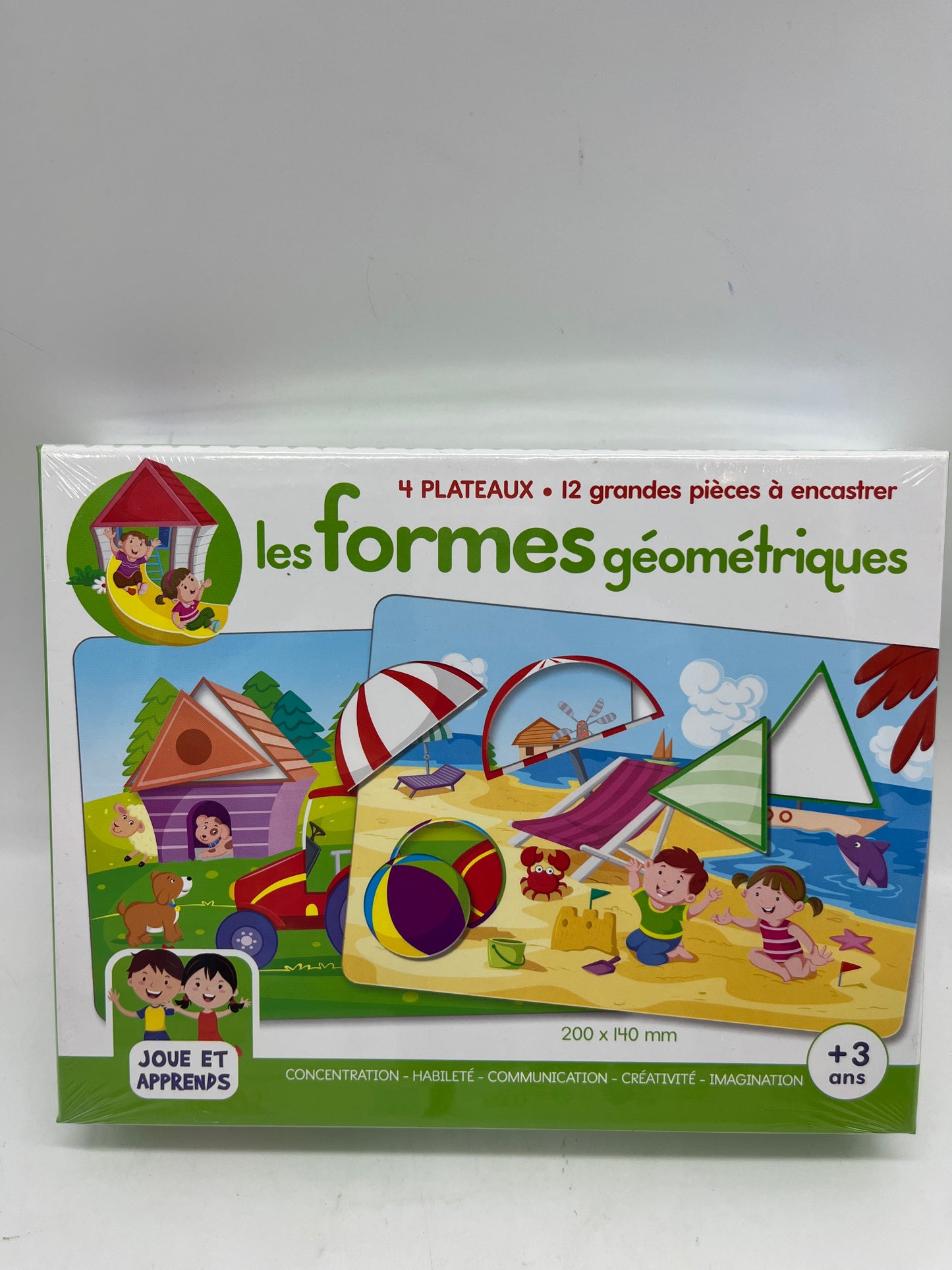 Jeu de société Les formes géométriques Jeu de concentration et observation Neuf