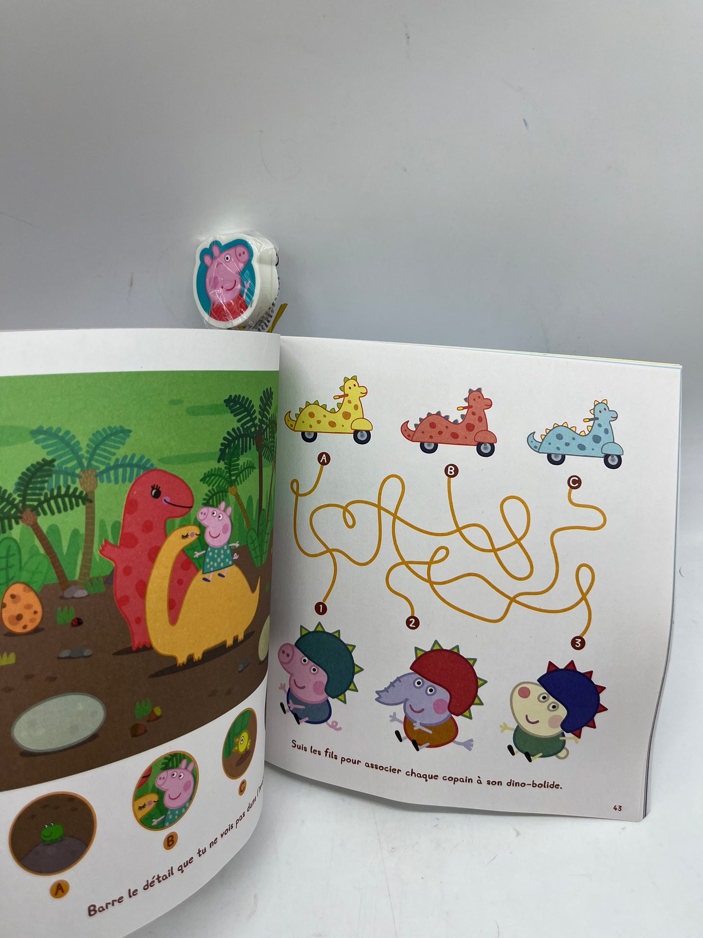 Livre d'activité 3- 6 ans 100% jeux Peppa pig Neuf avec son crayon Histoire jeux Thème Hiver Neuf