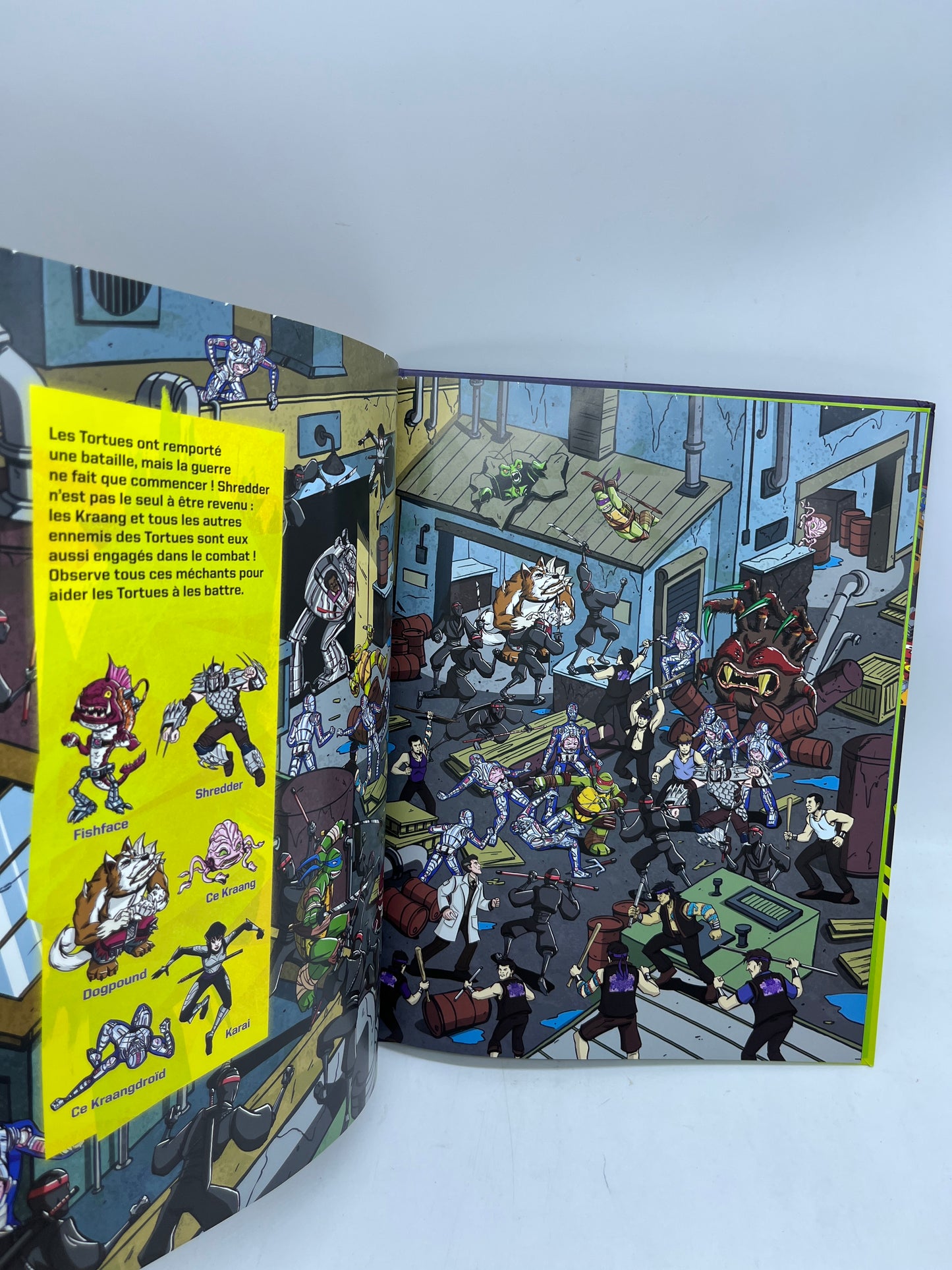 livre Cherche et trouve Les tortues Ninja teenages mutan ninja turtles Neuf