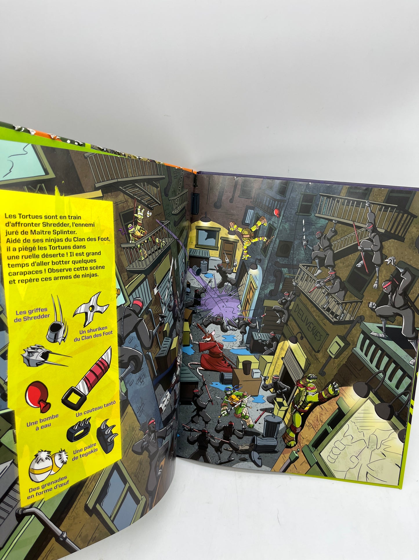 livre Cherche et trouve Les tortues Ninja teenages mutan ninja turtles Neuf