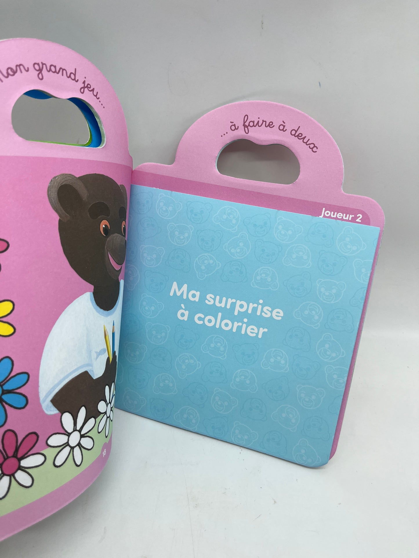 Livre d’activité Magazines Je colorie avec Petit ours brun thème Printemps Neuf