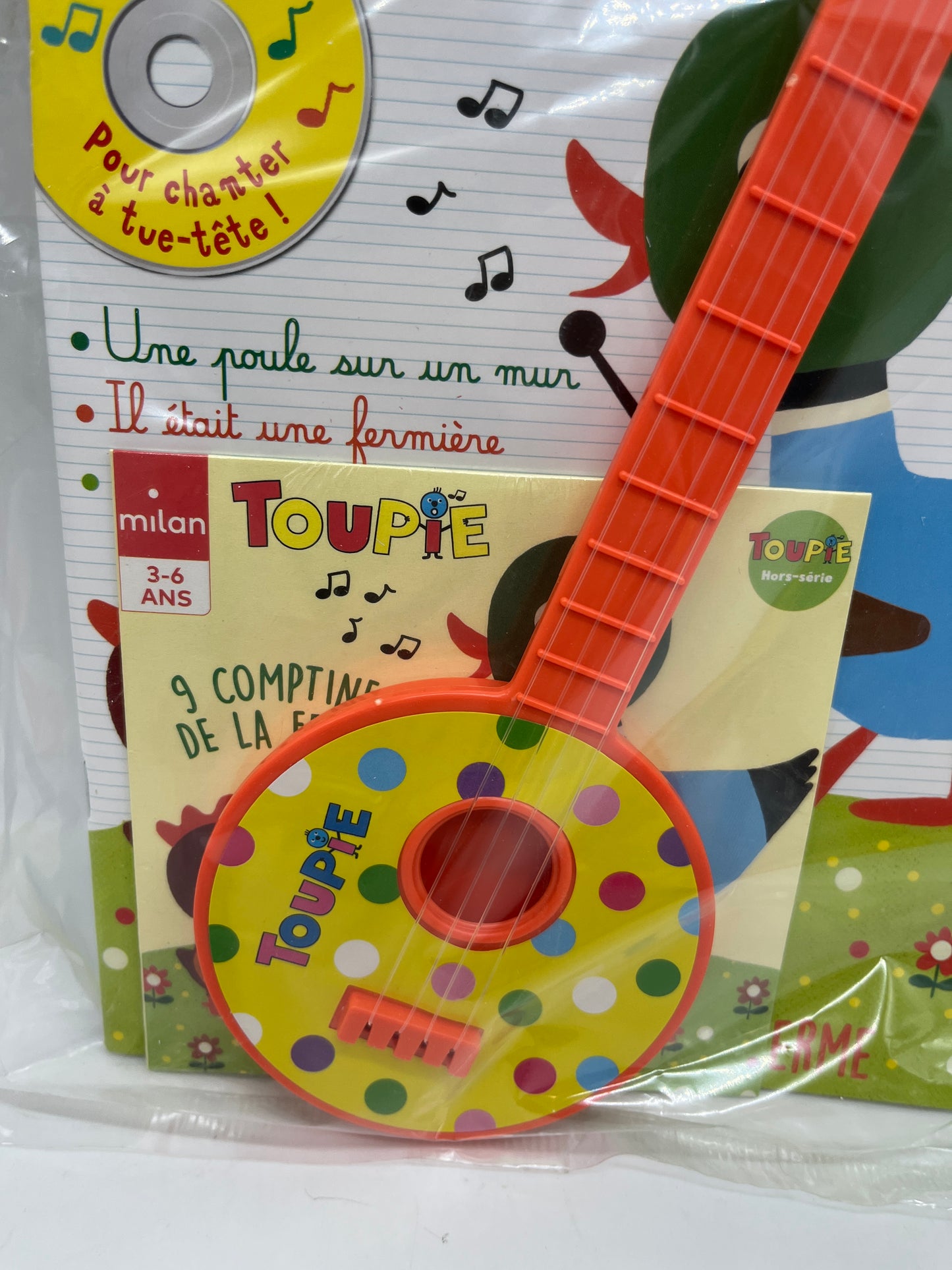 Magazine Hors séries Comptines pour les petits Avec Cd et son banjo thème à la ferme Neuf sous blister