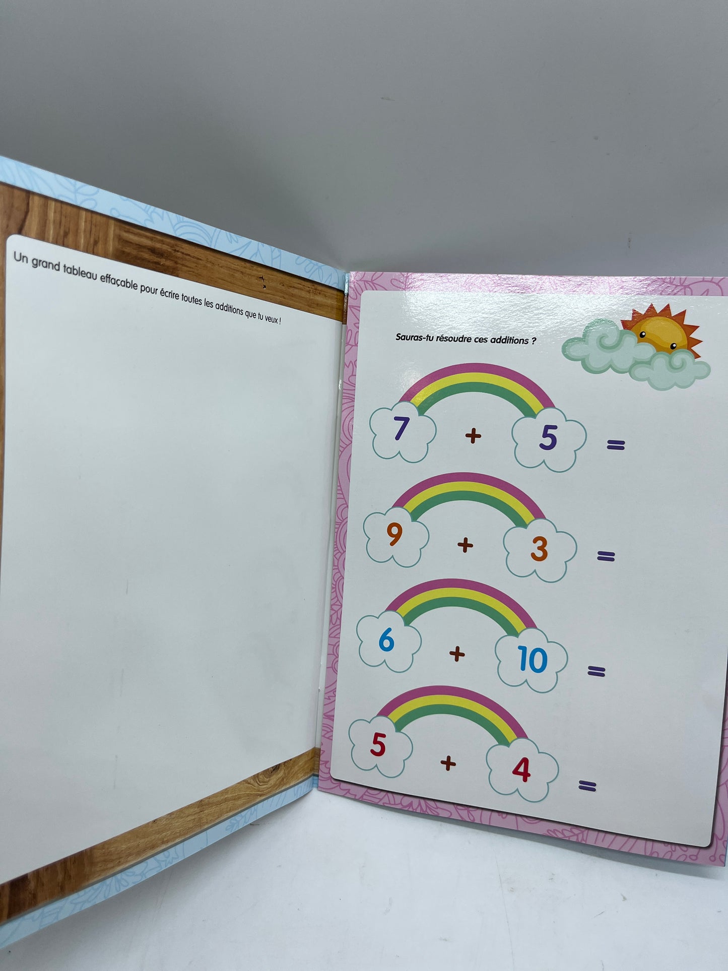 livre exercices d’activité Les additions avec son marqueur Neuf Methode Boscher Neuf