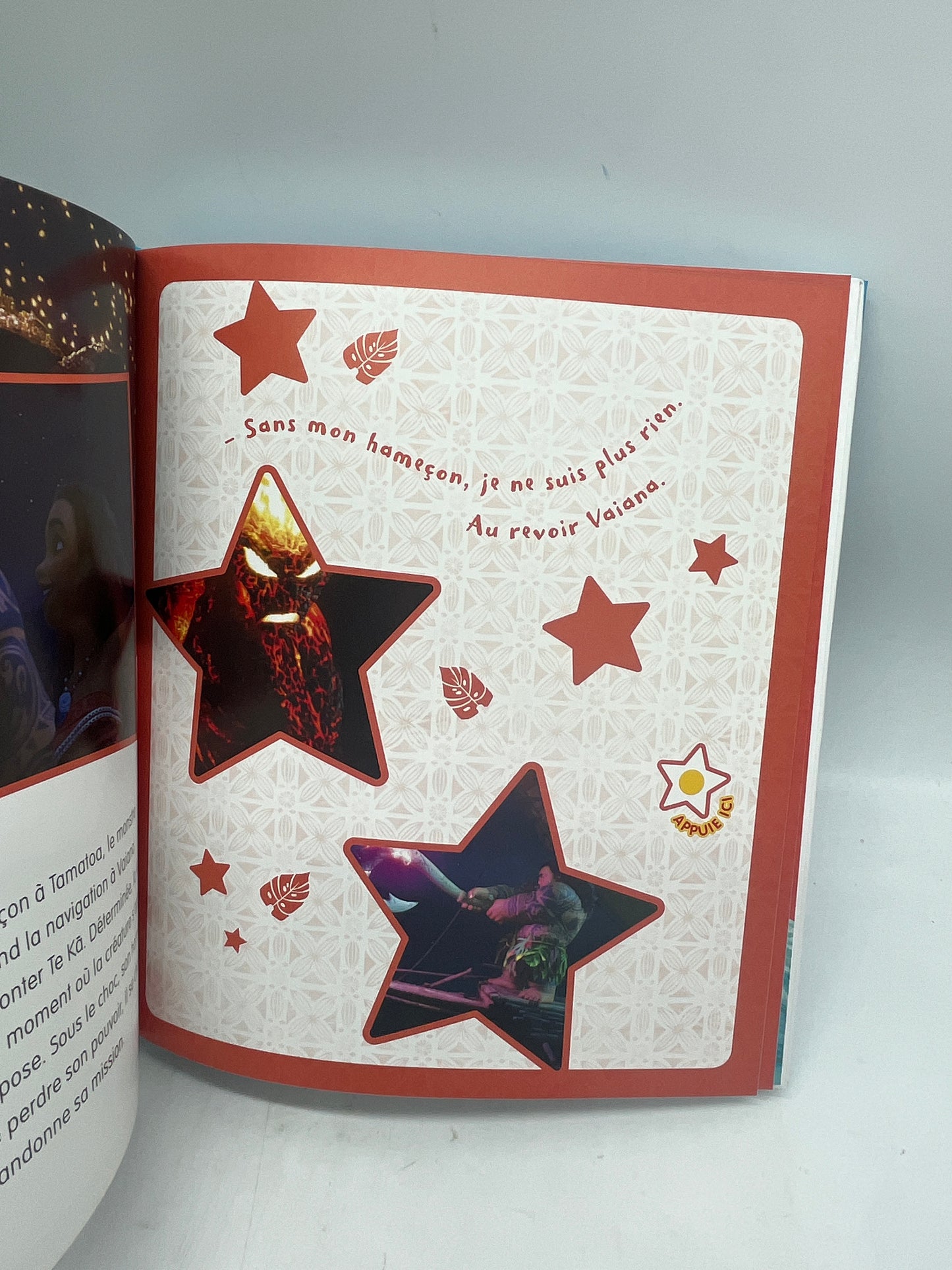 Livre Sonore Princesse Vaiana Comme au cinéma Lis et écoute l’histoire du film 10 extraits du film neuf sous blister